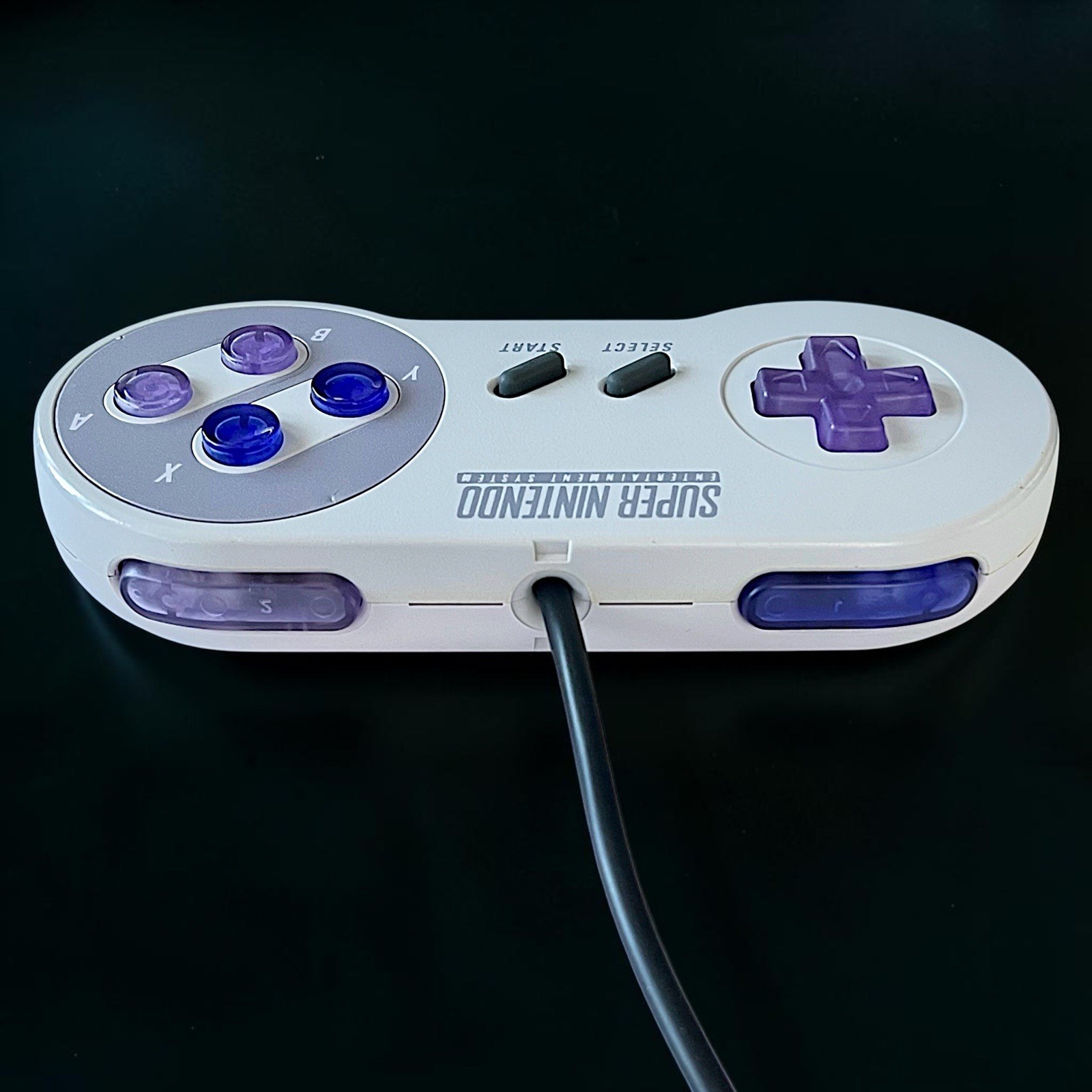 Super Nintendo Controller Clear Buttons NEW 6ft Cable Tested SNES SFC Custom OEM