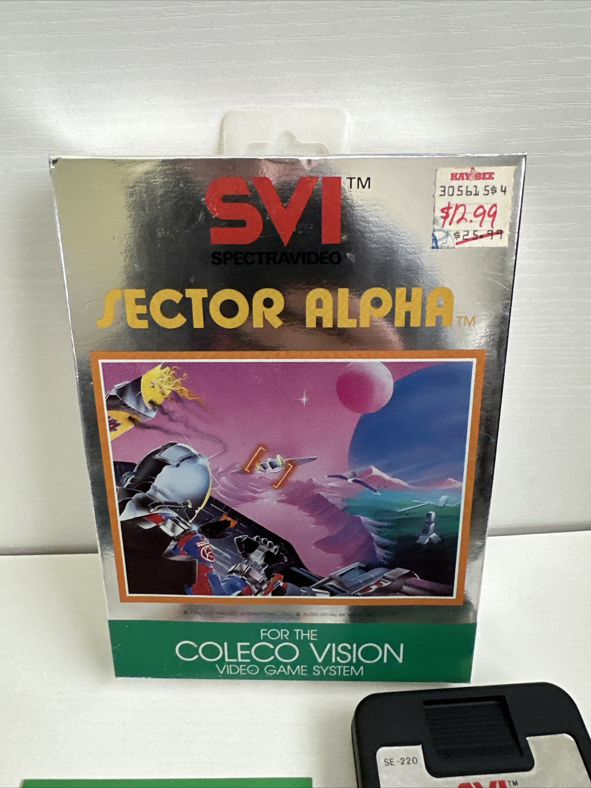 Sector Alpha Spectravideo Cartridge (Colecovision, 1983) CIB RARE 🔥