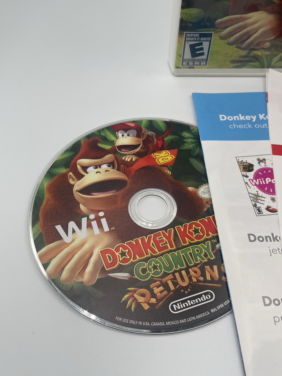 Donkey Kong Country Returns Nintendo Wii Complete W/ Manual CIB