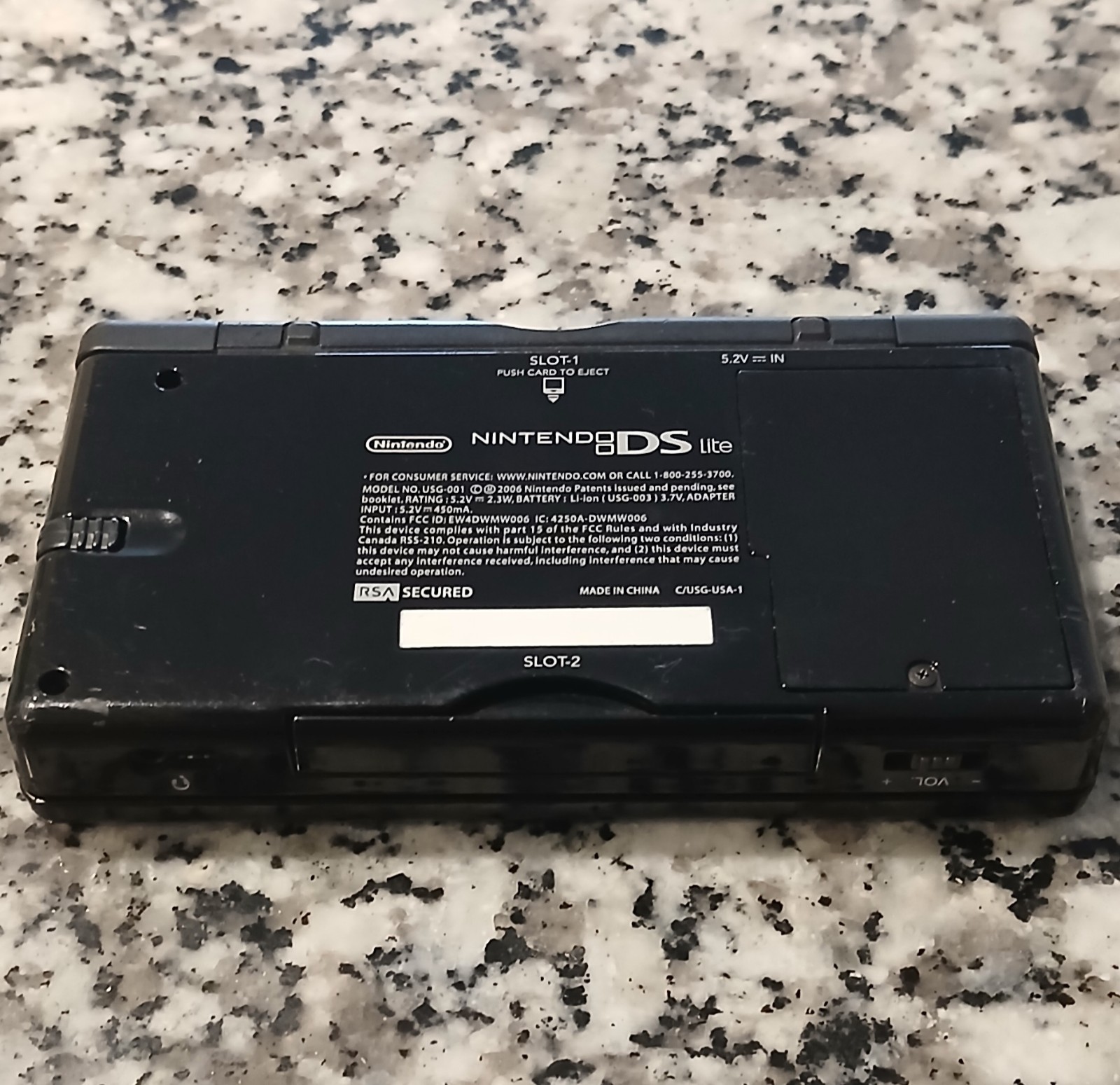 Nintendo DS Lite (Onyx Black)