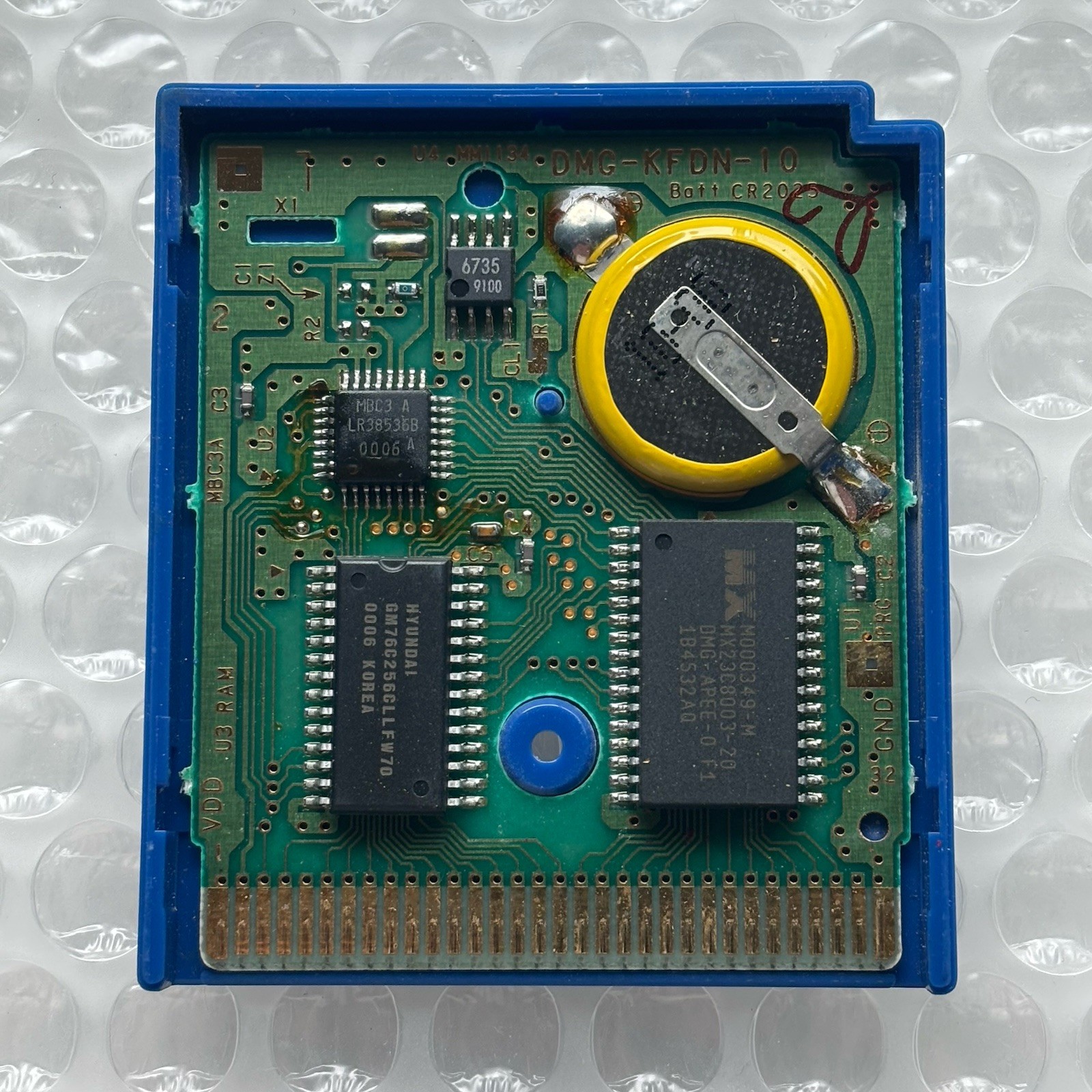 Nintendo Gameboy Pokemon Pikachu Blue Gradient Playtronic Brazil Variant Saves