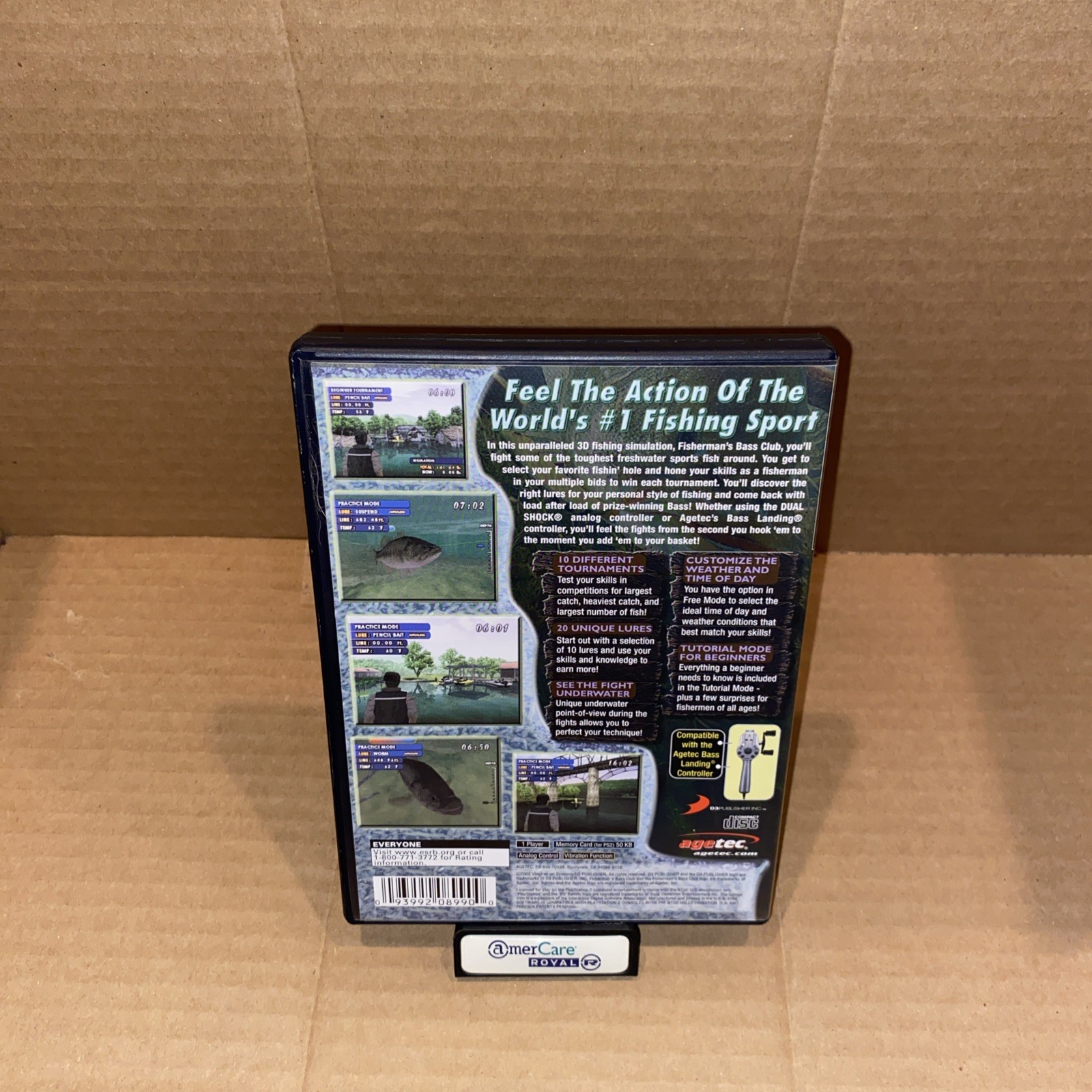 Fisherman’s Bass Club (Sony PlayStation 2, 2003) PS2 CIB New Pristine Tested