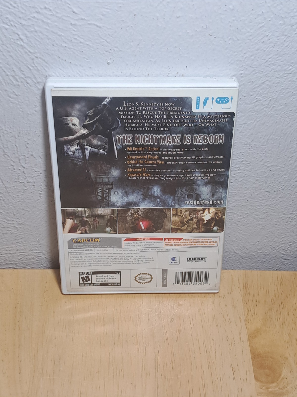 Resident Evil 4 Wii Edition Nintendo Wii Complete