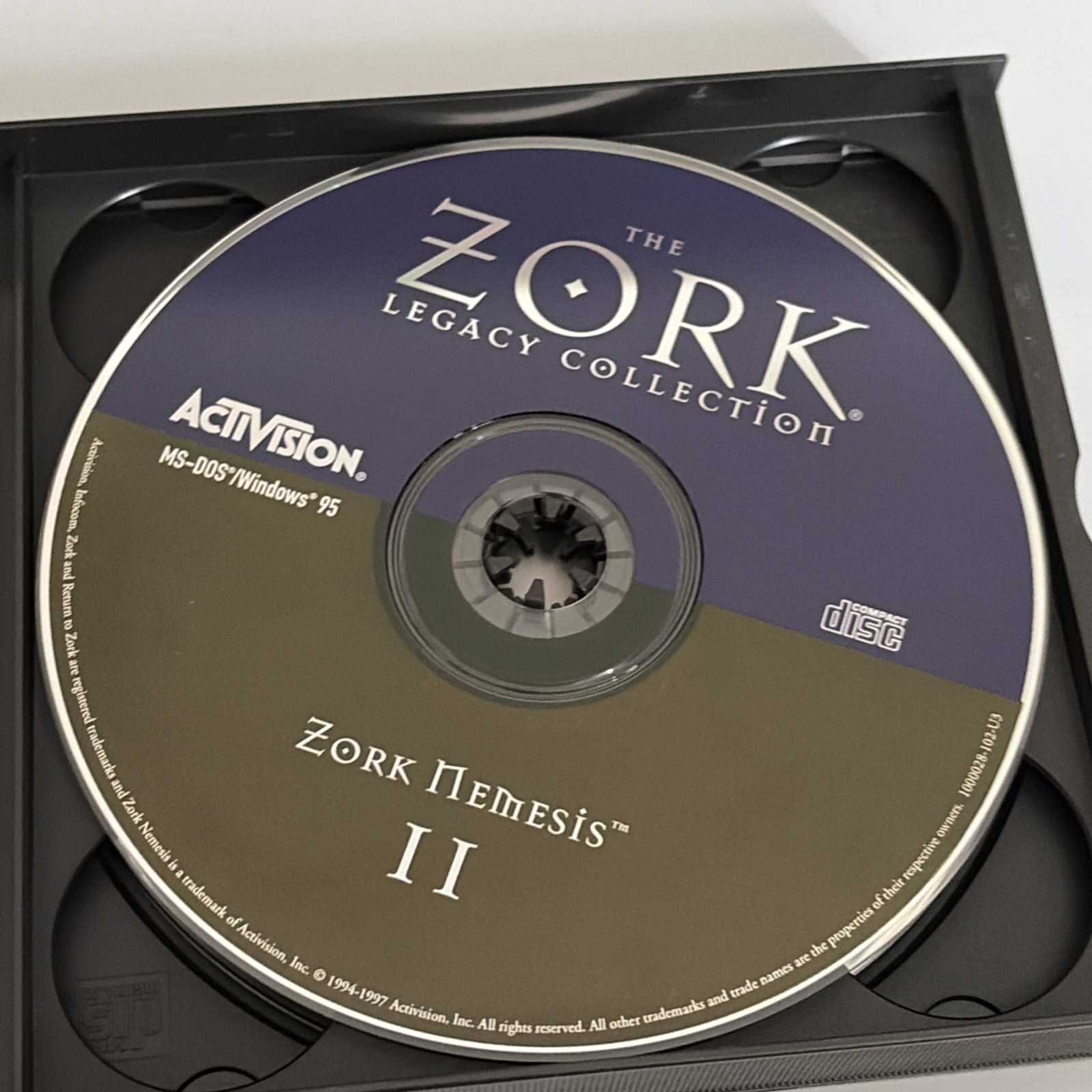 1997 Activision The Zork Legacy Collection PC Adventure Game – 4 Discs Free Ship