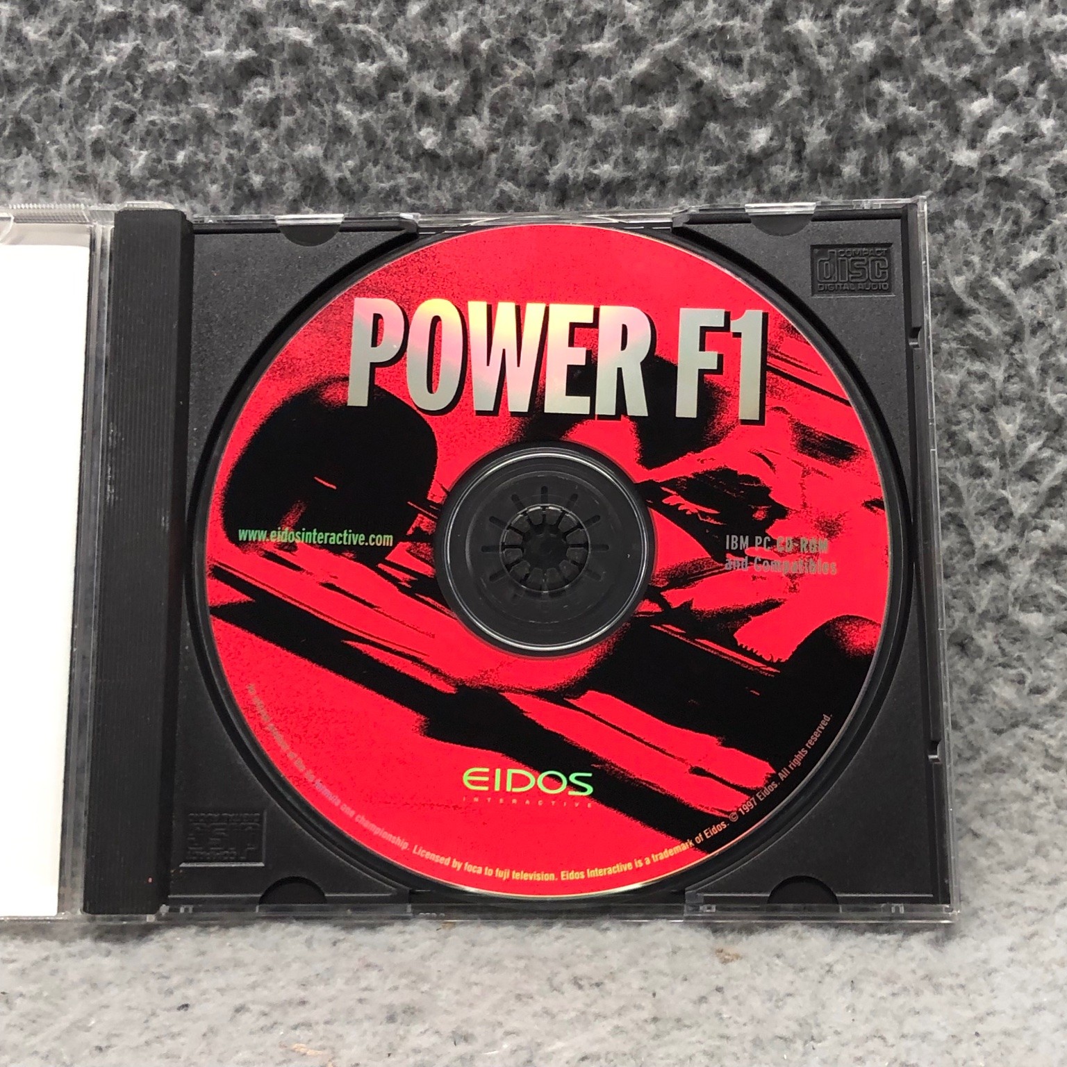 Power F1 PC CD-ROM Video Game FIA Formula One Championship Racing EIDOS