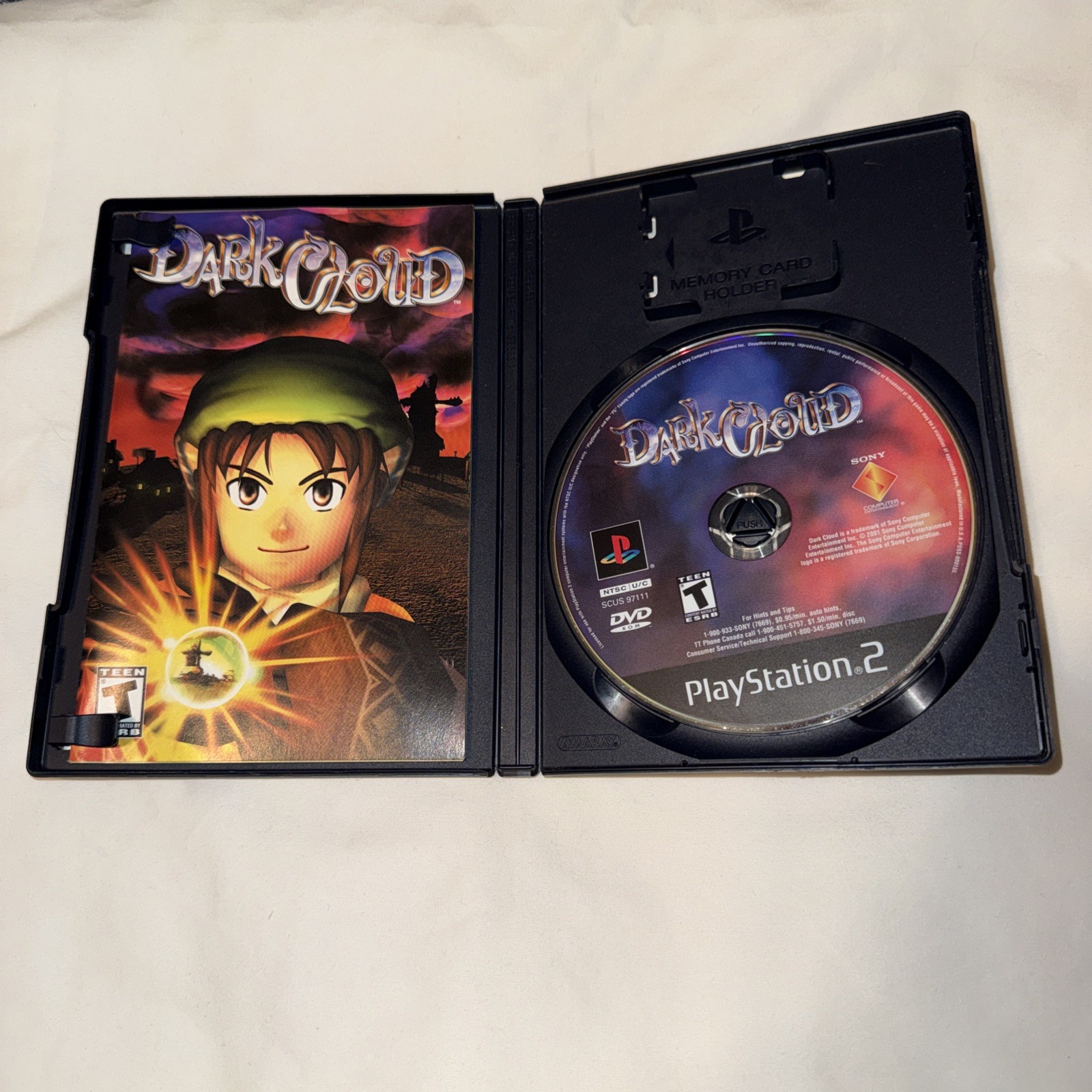 Dark Cloud Ps2 Used In Great Condition. Not Tested. Check Photos