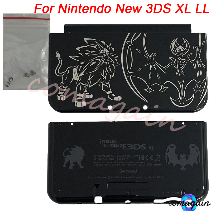 Replace For Nintendo New 3DS XL LL Top Bottom Housing Shell Cover Case (Ri Yue)