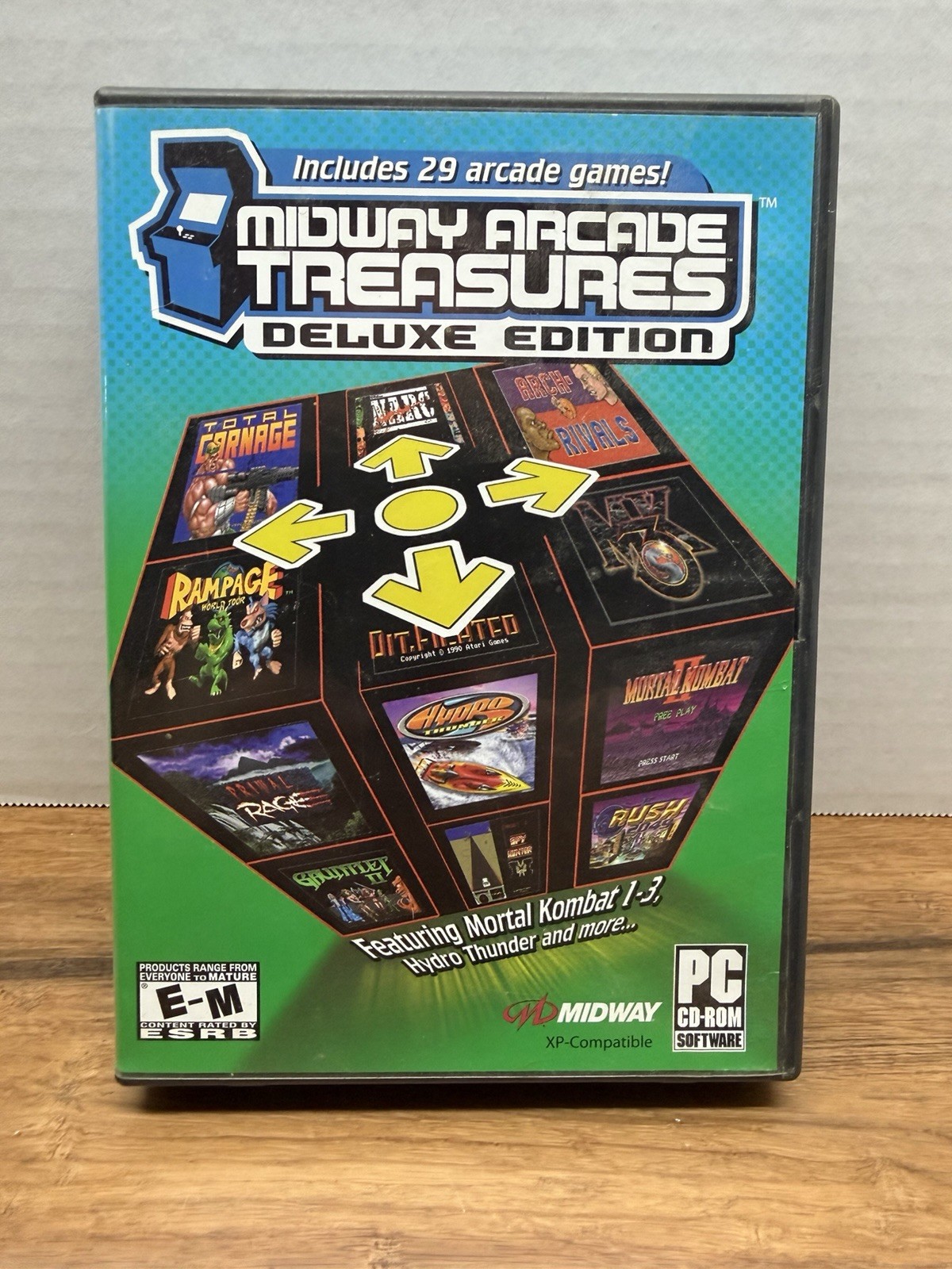 Midway Arcade Treasures Deluxe Edition PC CD-ROM 4-Disc SetComplete w/ Manual