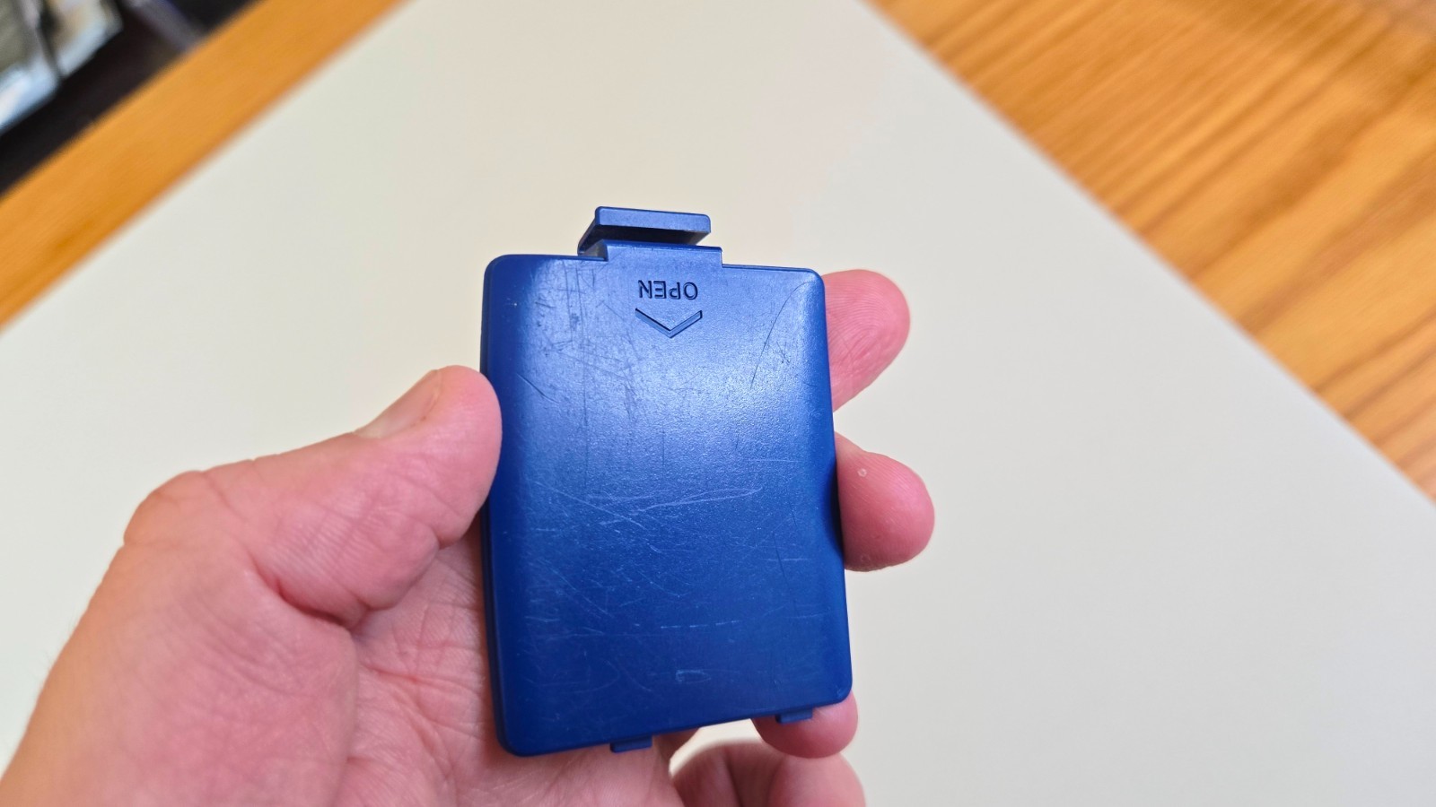 Sega Game Gear GENUINE OEM Blue Battery Door Cover Lids Left & Right – READ!