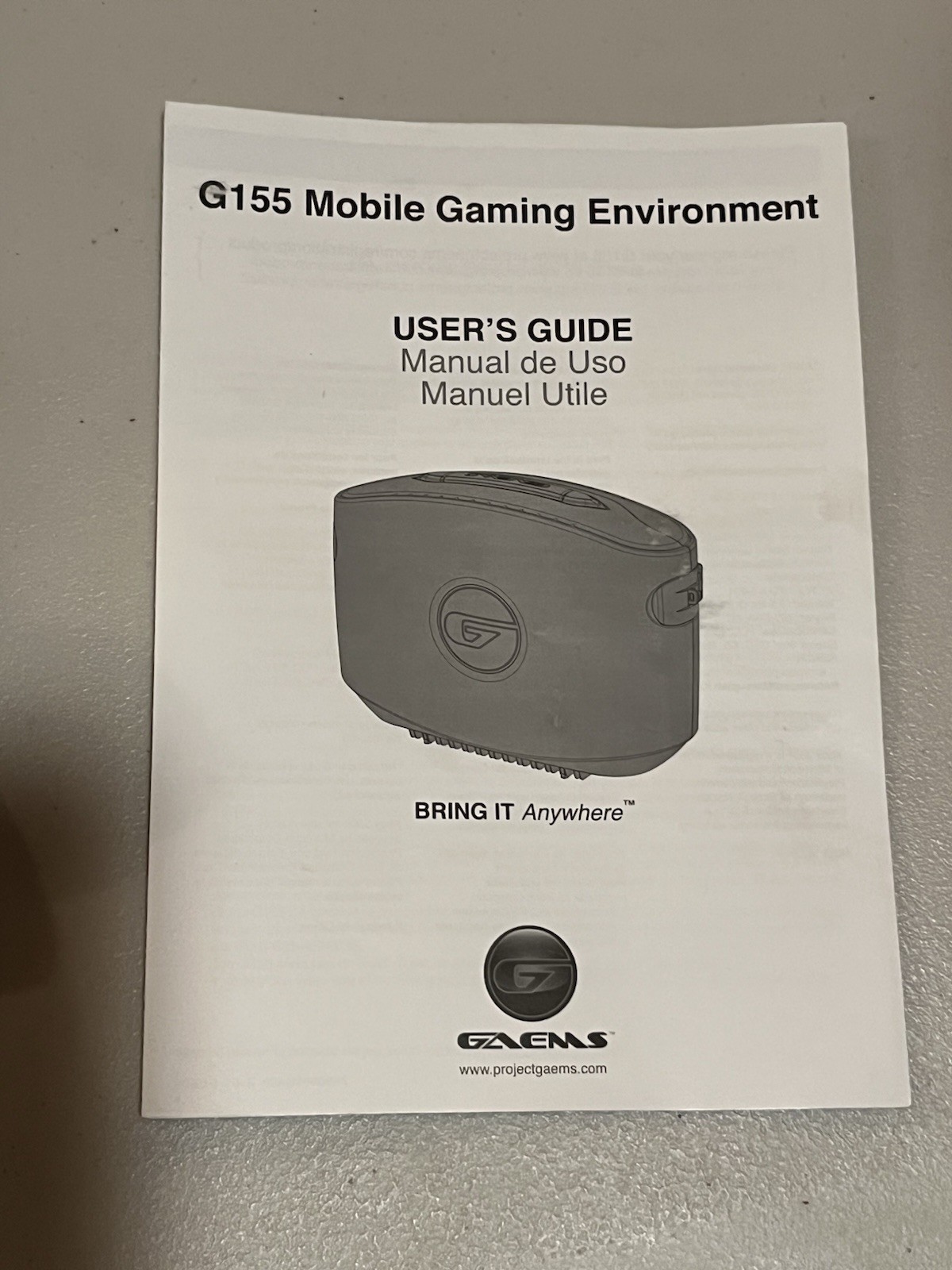 Gaems G155 Portable Gaming Monitor Case With Power Cord – READ DESCRIPTION