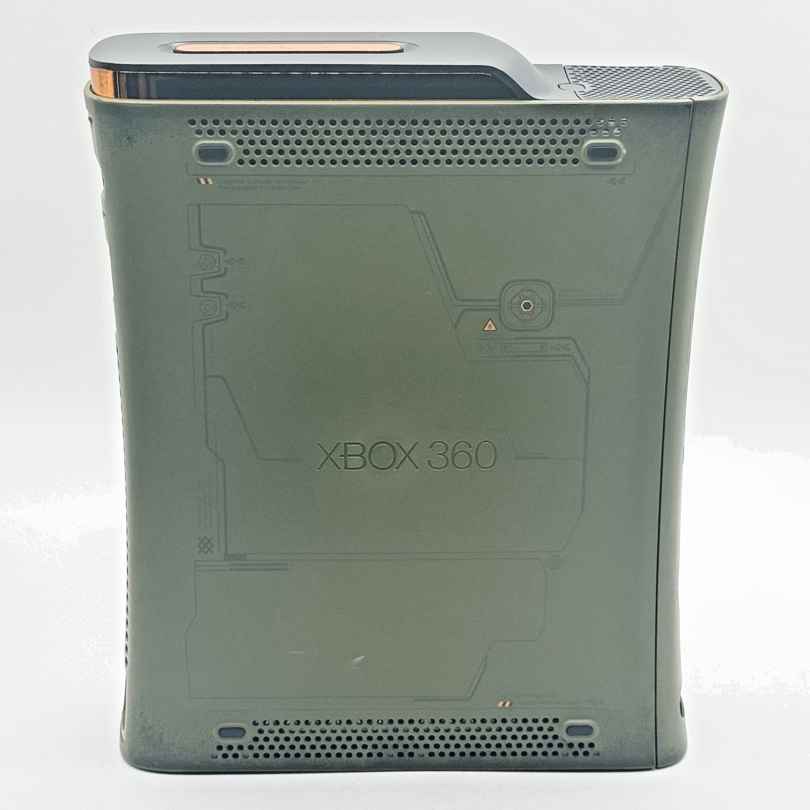 Microsoft Xbox 360 Halo 3 Special Edition Green Console For Parts or Repair