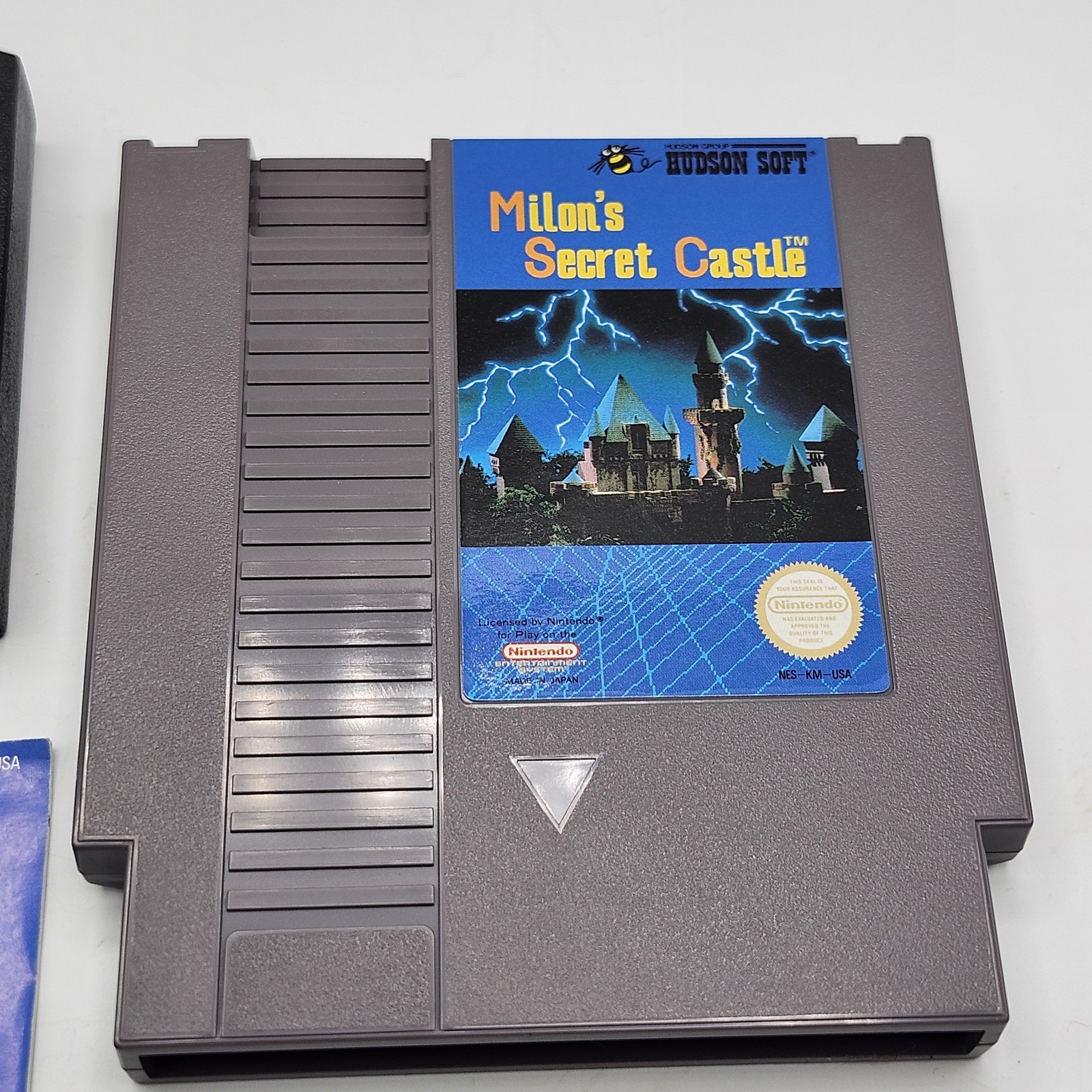 Milon’s Secret Castle NES Nintendo Video Game Cartridge w/ Manual Sleeve Tested