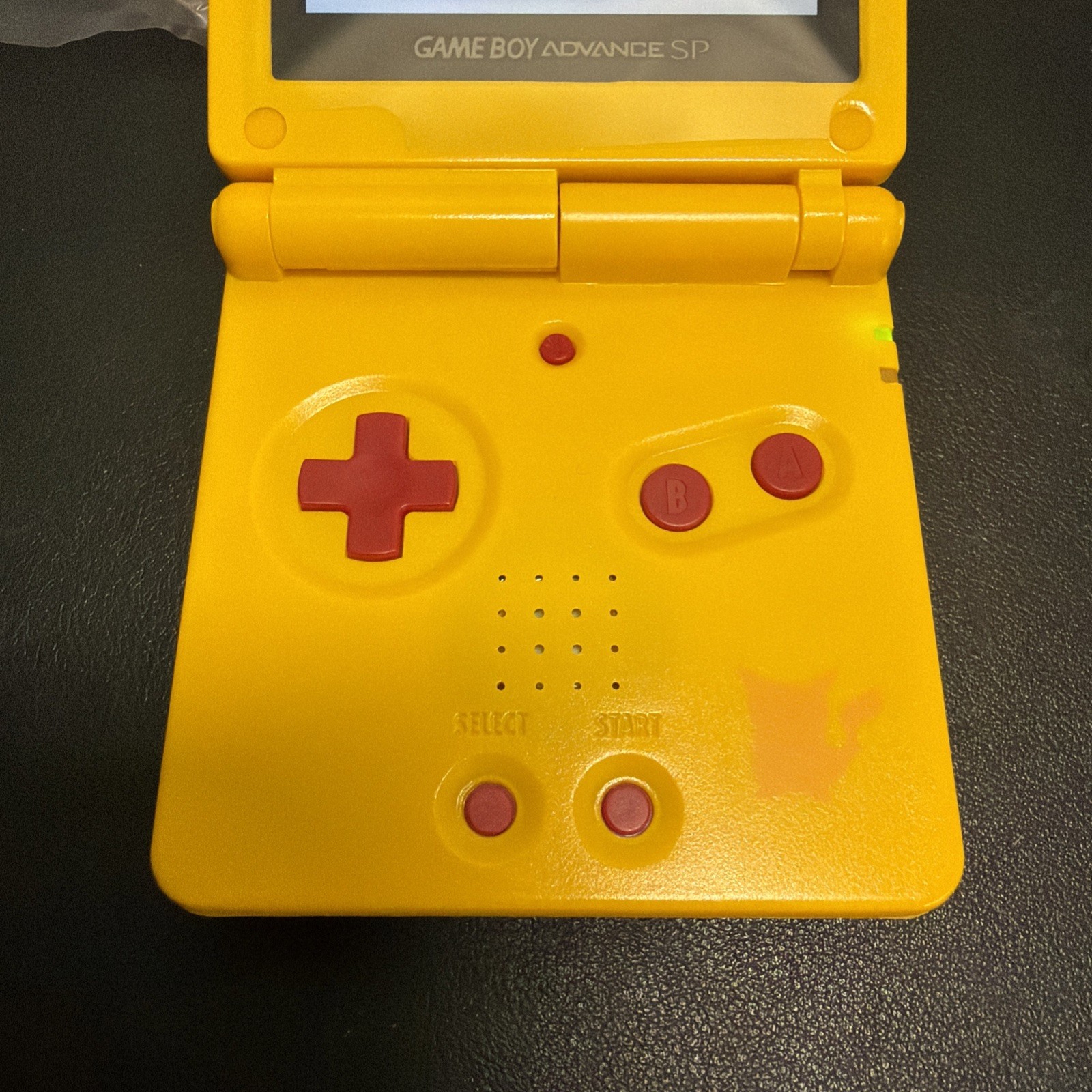 Nintendo Game Boy Advance SP Pikachu Handheld Brighter IPS Screen Yellow