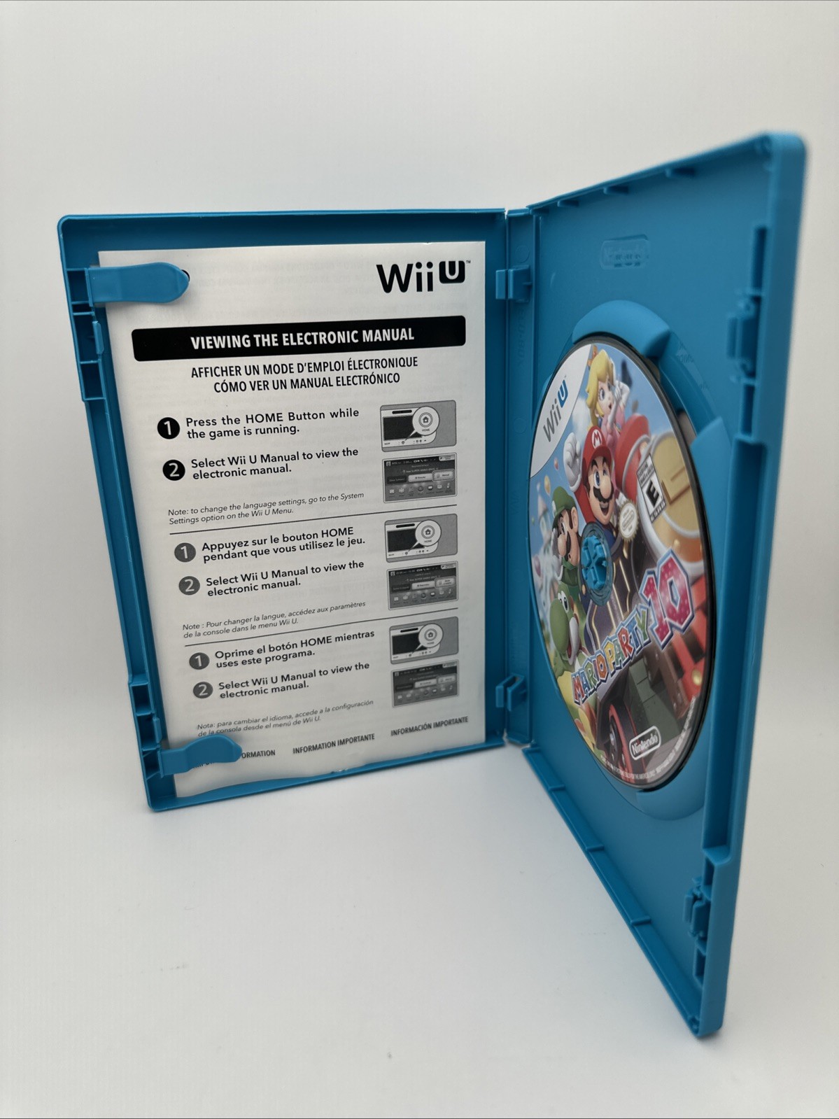 Mario Party 10 Nintendo Wii U 2015 Multiplayer Party Game Fun OOP Rare FS