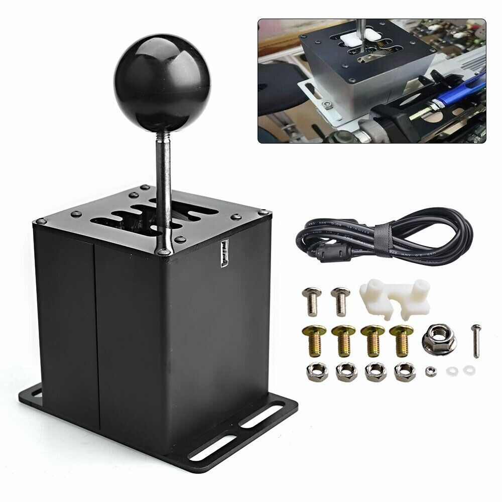PC USB H Gear Shifter Sim Racing Game For Logitech G29 G27 G25 G920 T300RS/GT