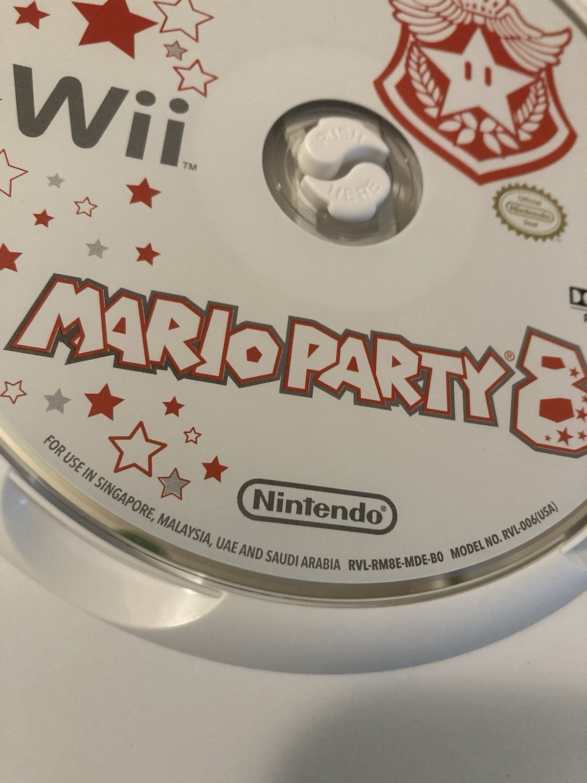 Mario Party 8 (Nintendo Wii, 2007) UAE Saudi Arabia Malaysia Singapore edition