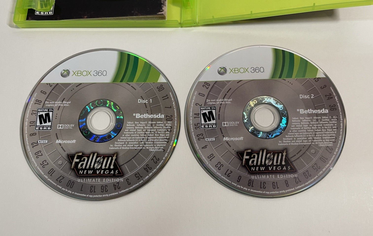 Bethesda Fallout New Vegas Xbox 360 Collector’s Edition w Ultimate Edition Discs
