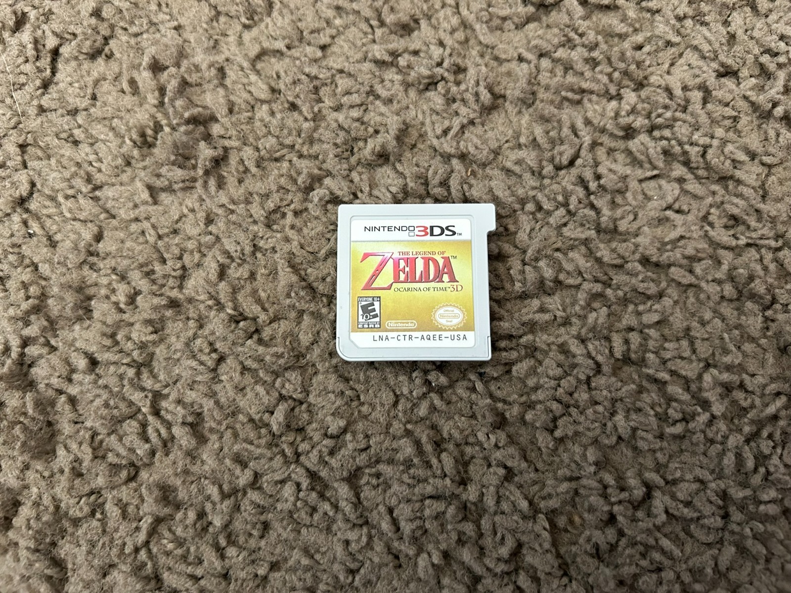 Nintendo 2DS XL Handheld System White & Orange+Zelda: Ocarina of Time bundle lot