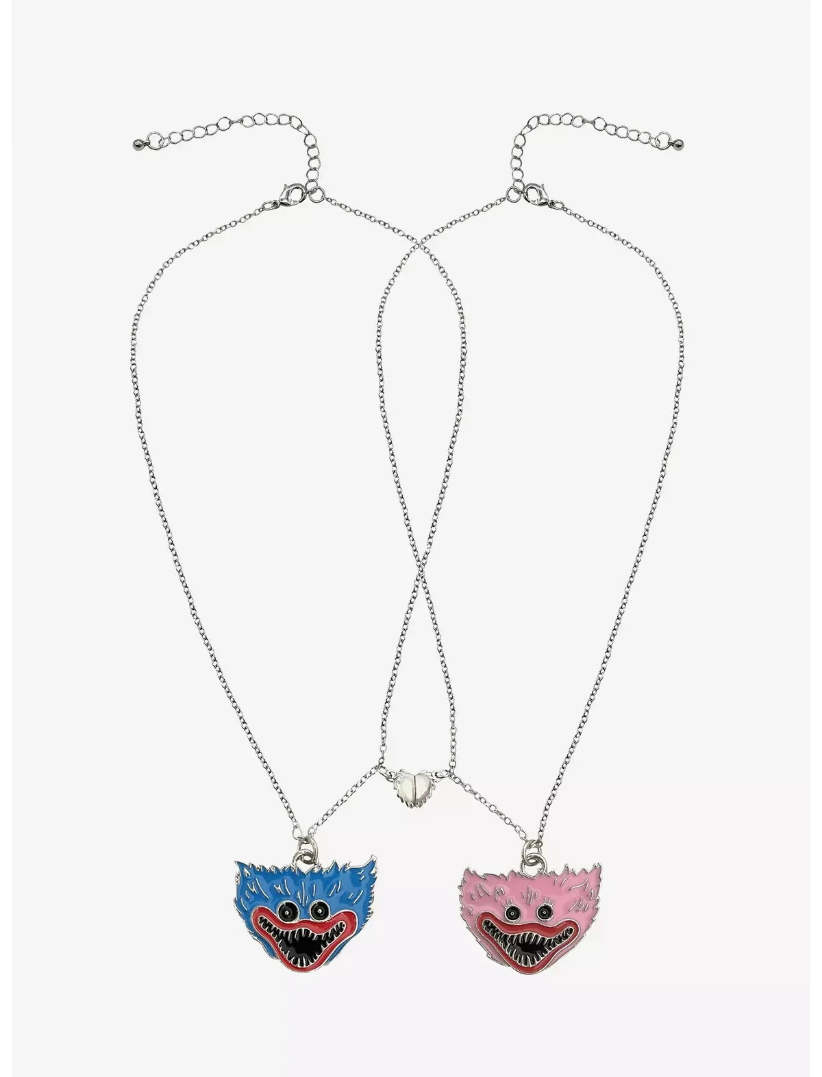 Huggy Wuggy & Kissy Missy Magnet Best Friend Necklace Set Poppy Playtime NEW