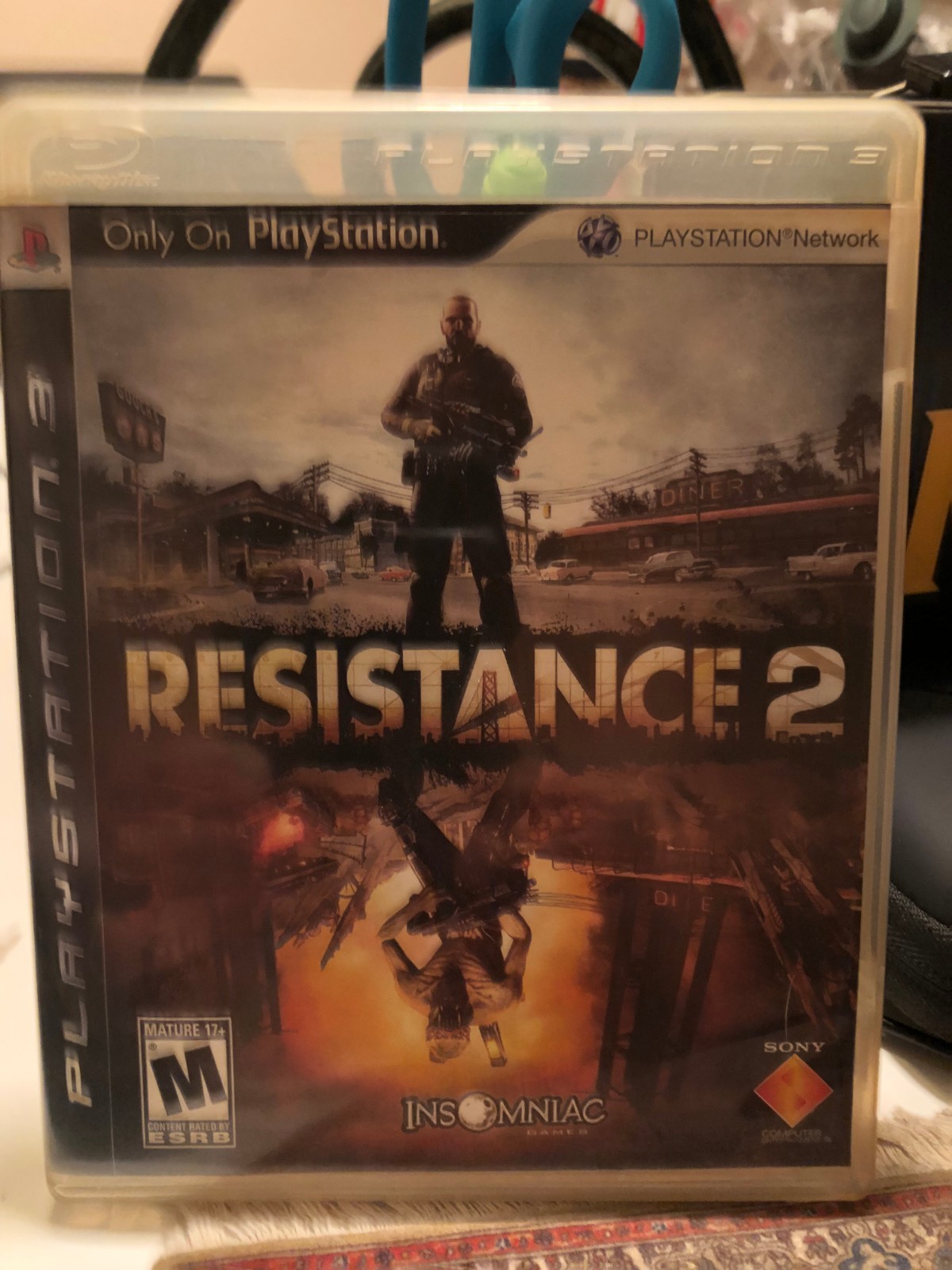 Resistance 2 Collector’s Edition PS3 Complete CIB Figure + Bonus Discs Tested