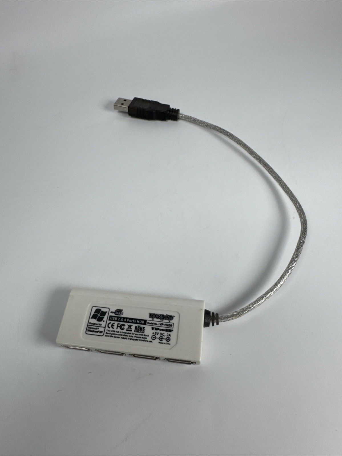 Rock Band USB 2.0 4 Port Hub ViPowER VP-H209 Nintendo Wii, PS2, Xbox Dongle