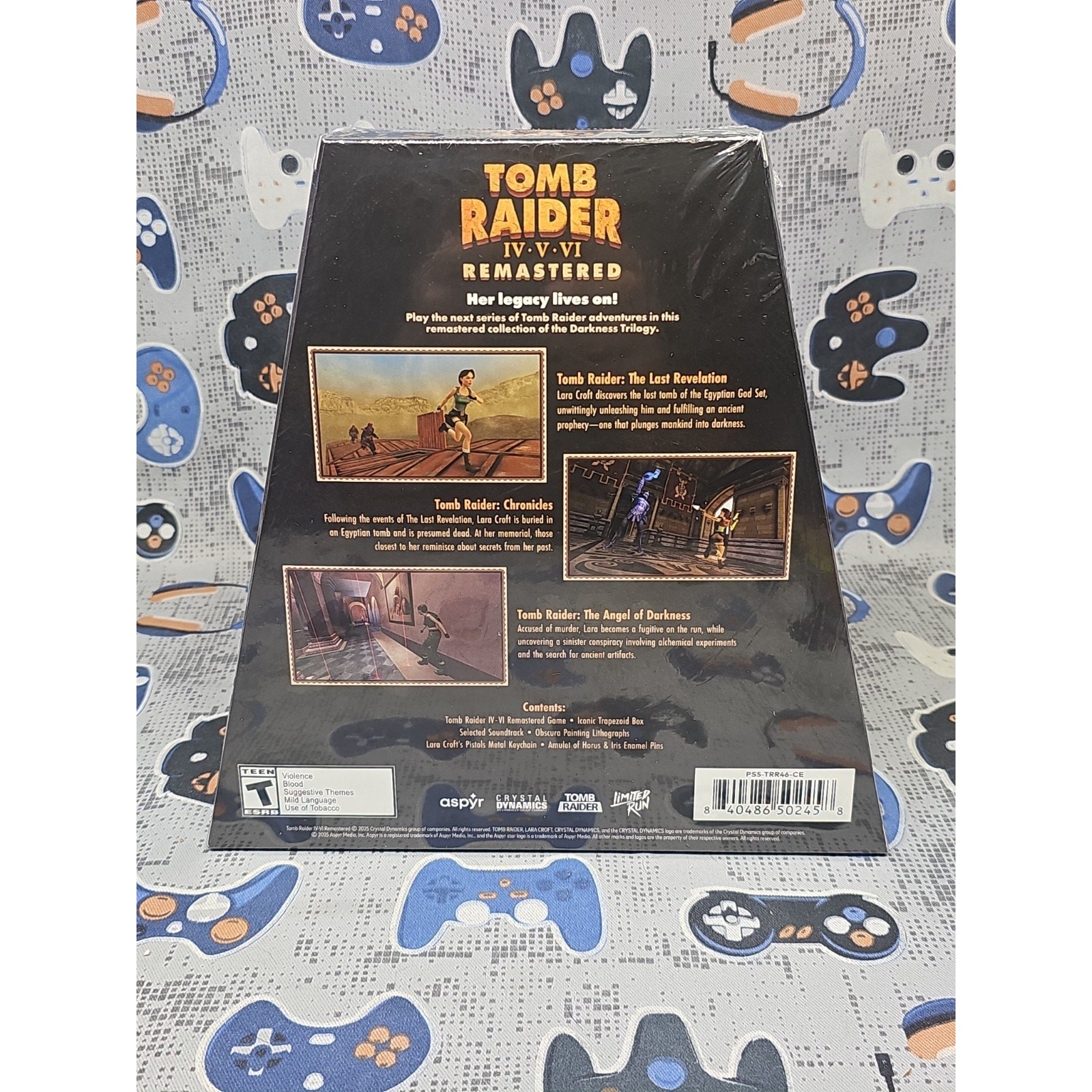 Tomb Raider IV-VI Remastered Collector’s Edition (PlayStation 5,PS5) NEW SEALED