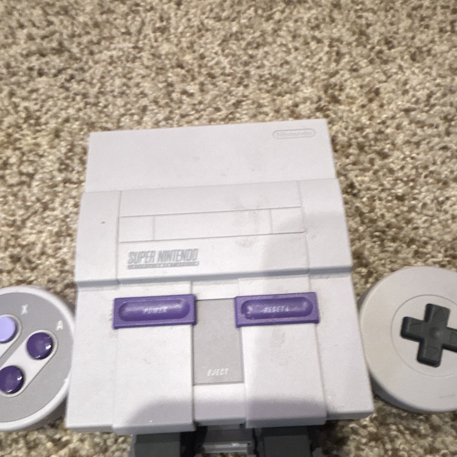 Nintendo Super NES Classic Edition CLV-201 HDMI Built-In Games 2 Controllers