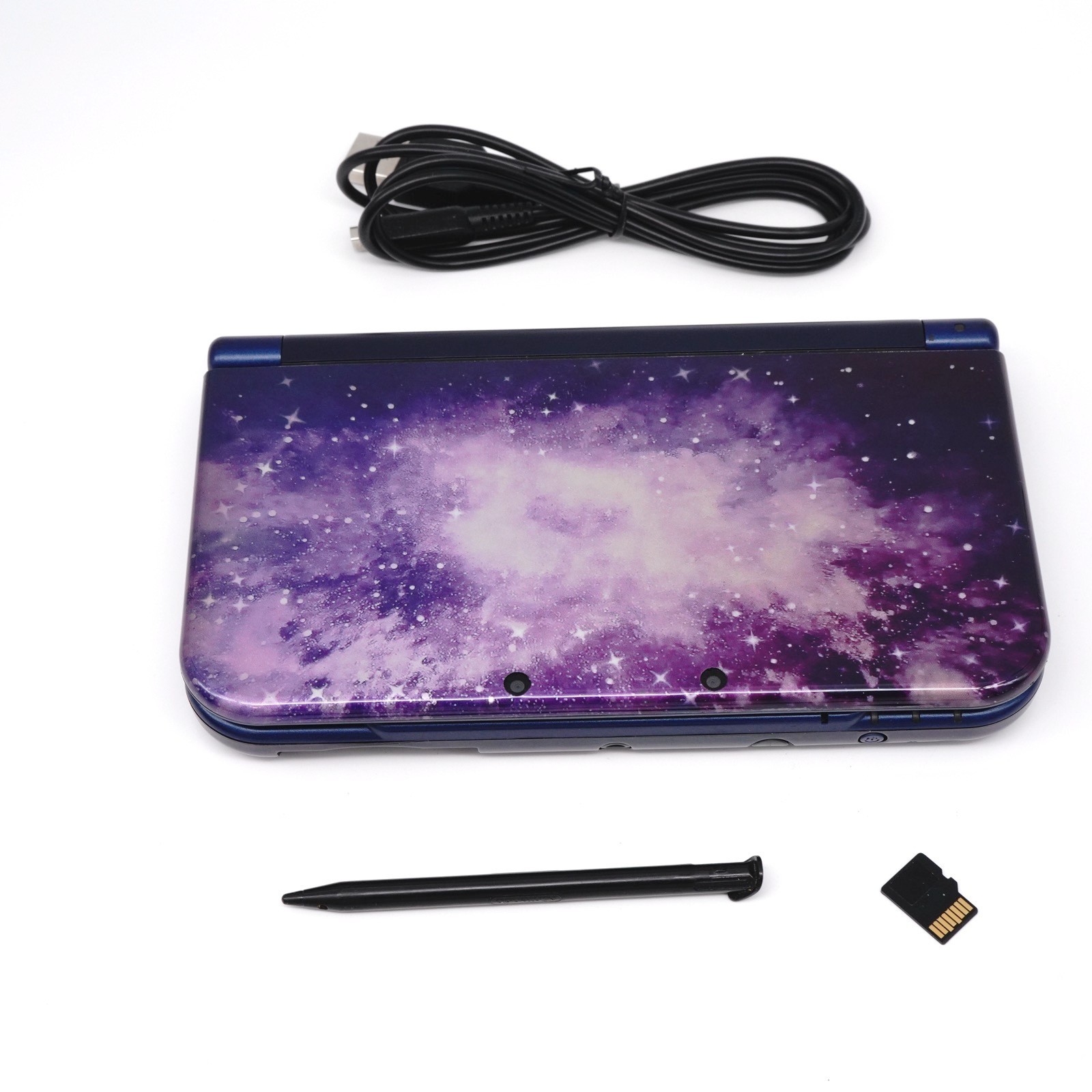Nintendo New 3DS XL LL Galaxy Edition Purple Console + Extras (USA Seller)