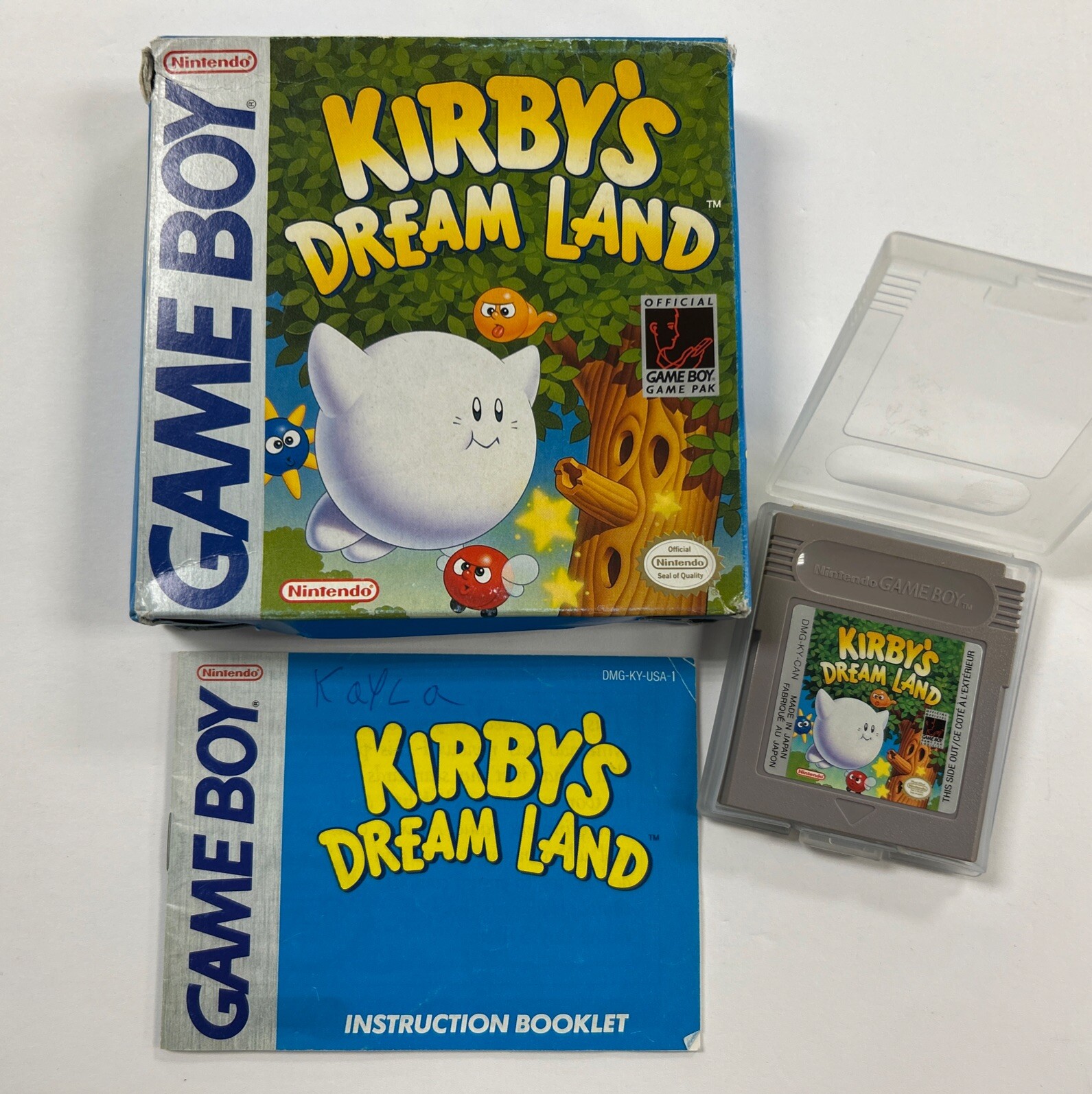 Kirby’s Dream Land (Nintendo Game Boy, 1992) CIB – Authentic *Tested