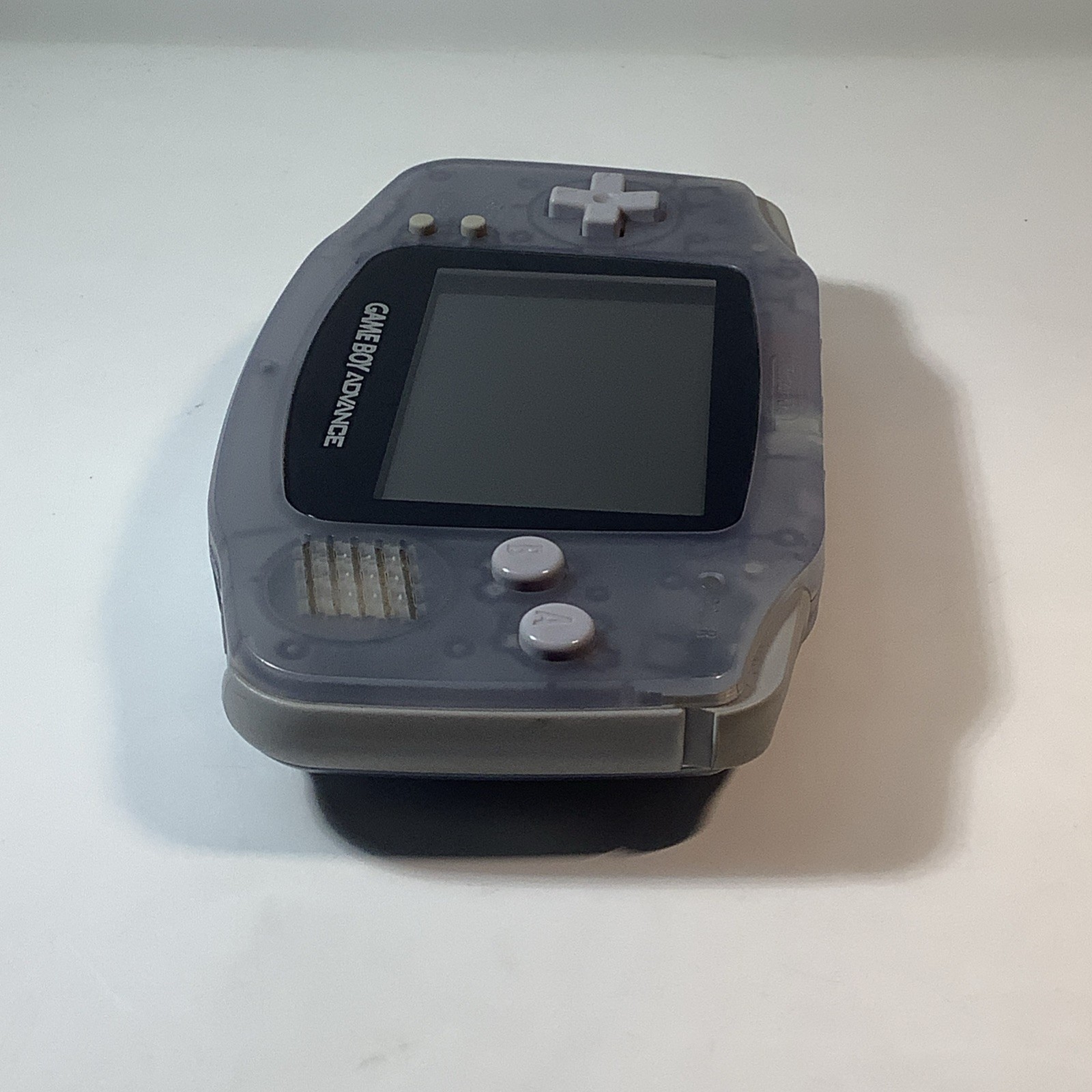 Nintendo Game Boy Advance GBA Glacier Handheld System Console AGB-001 – Tested