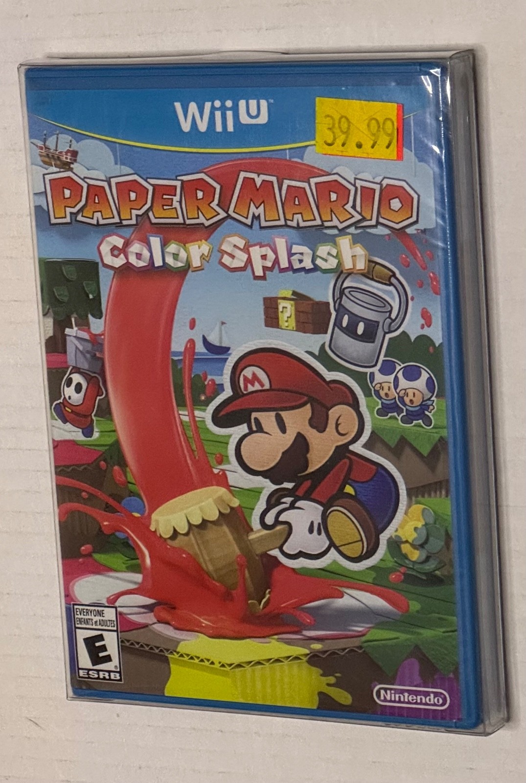 Paper Mario Color Splash (Nintendo Wii U) Brand New – Factory Sealed