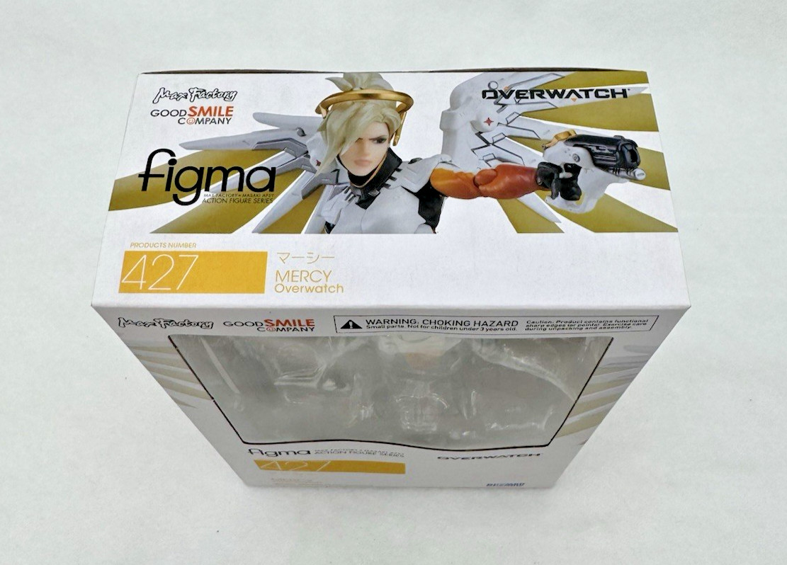 FIGMA 427 MERCY OVERWATCH ACTION FIGURE GOOD SMILE BLIZZARD MAX FACTORY NISB NEW