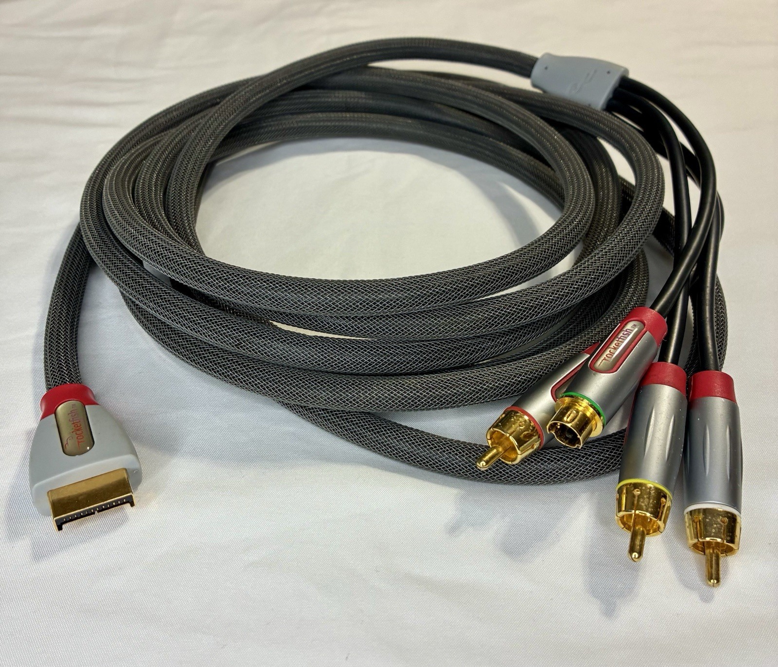 Rocketfish Component AV Cable RCA Audio/Video Proprietary Game Console Connector