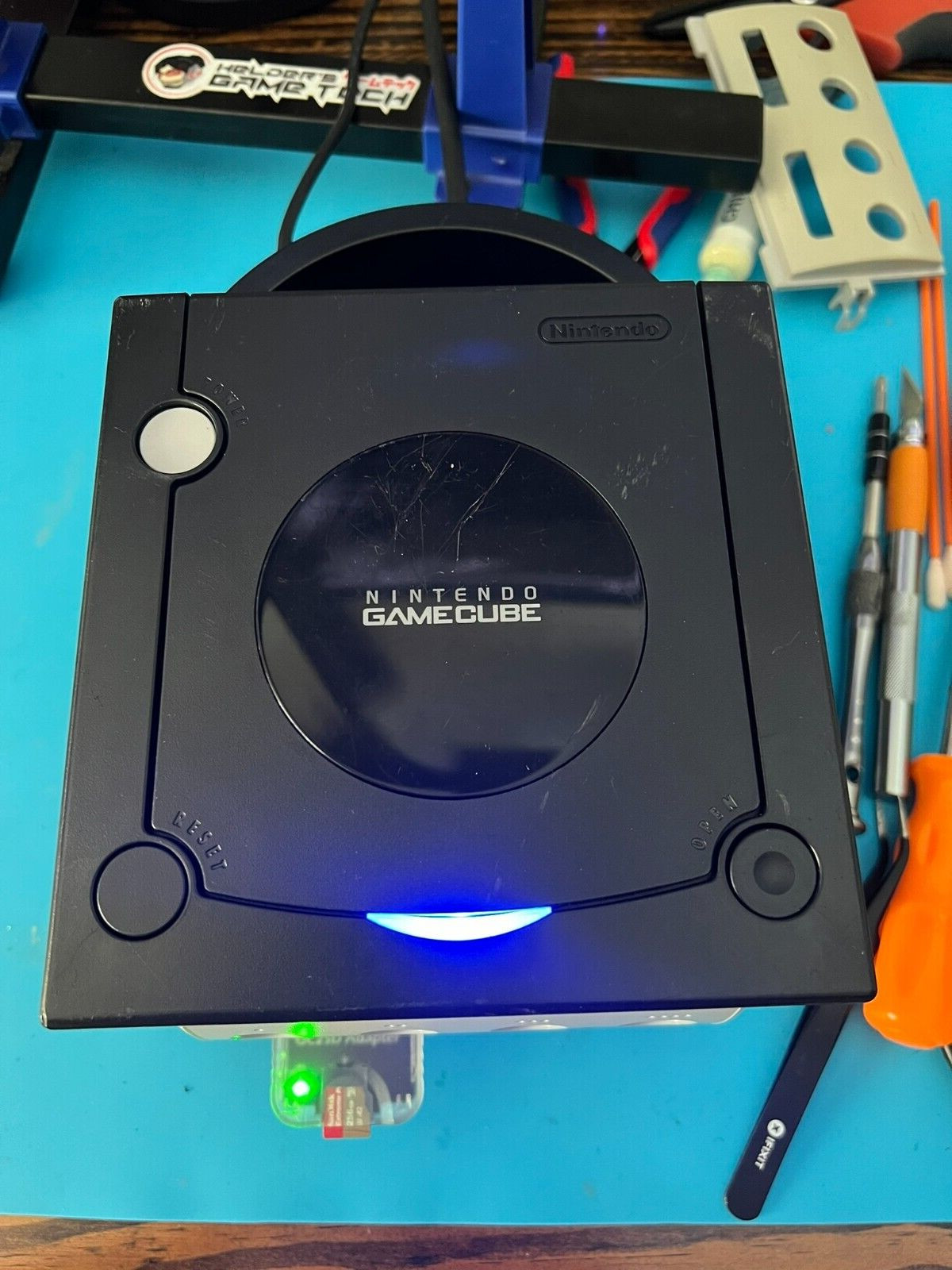 Nintendo GameCube Bundle AUTHENTIC, INTERNAL HDMI CONVERSION, LED, CUSTOM