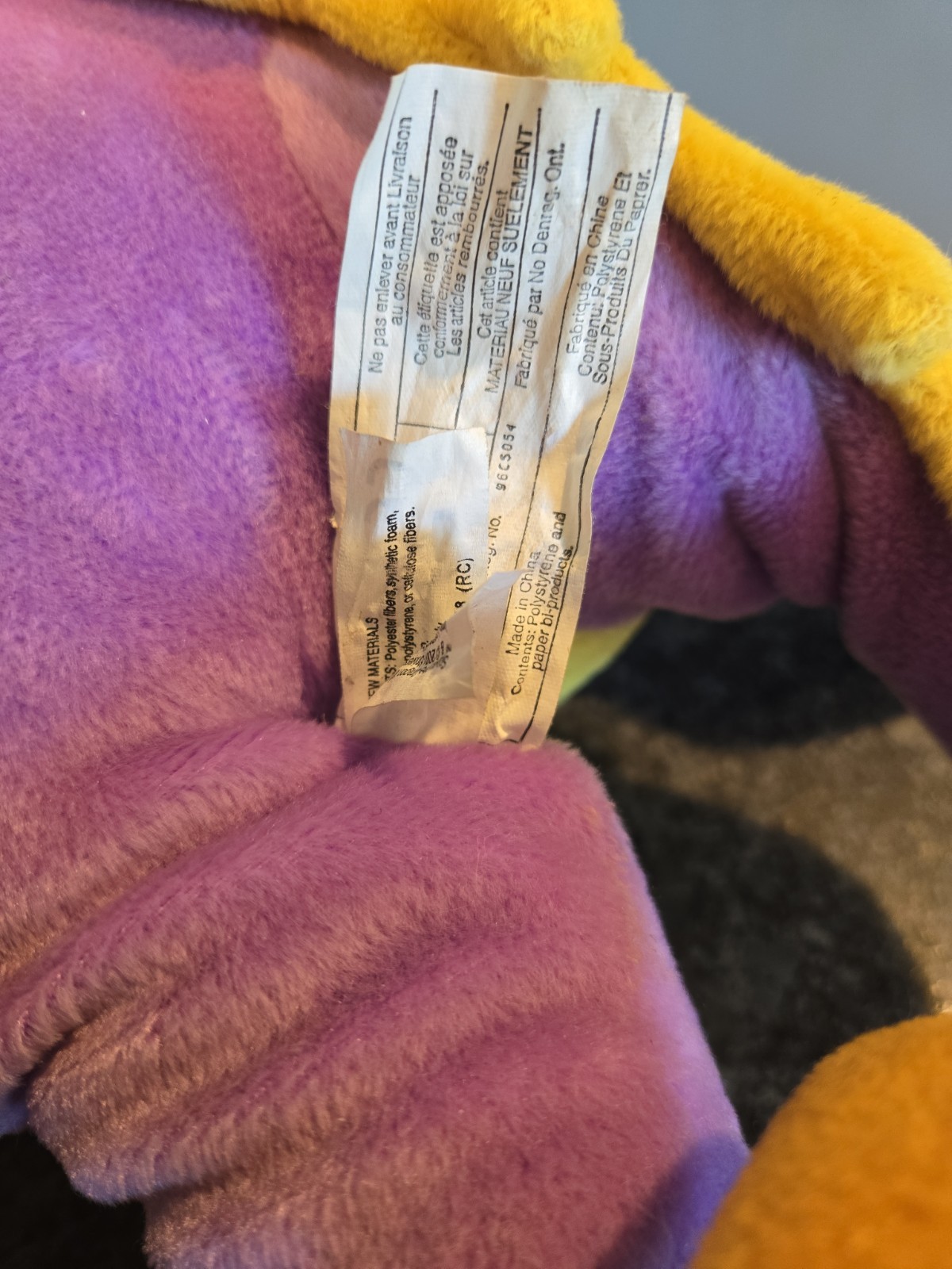 Vintage 2001 Plush Stuffed Spyro The Dragon Plush 23″ Tall