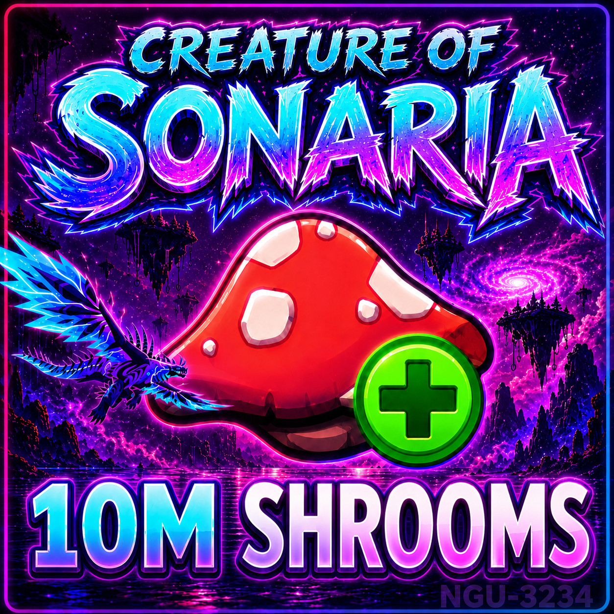 [💎] Creature of Sonaria | 10M Shroom | COS | Fast & Easy [💎]