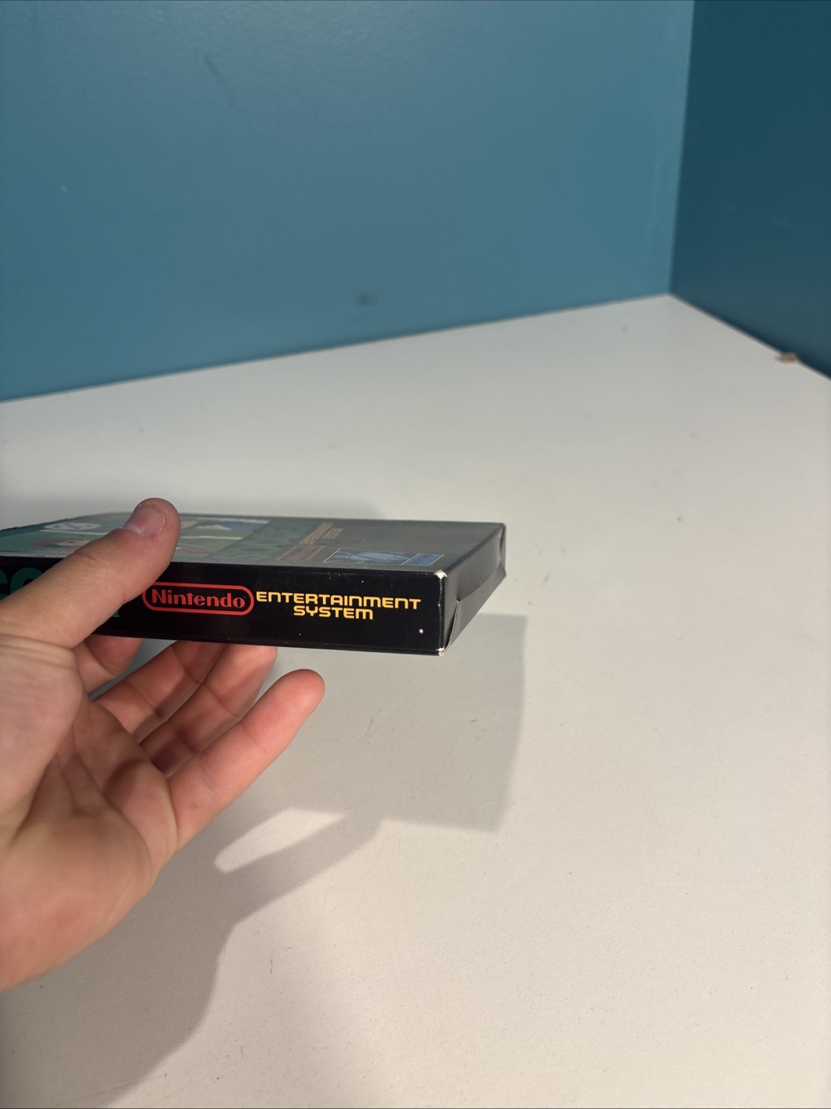 Soccer – Nintendo NES Box Only – Gloss seal 2nd Print Test Market