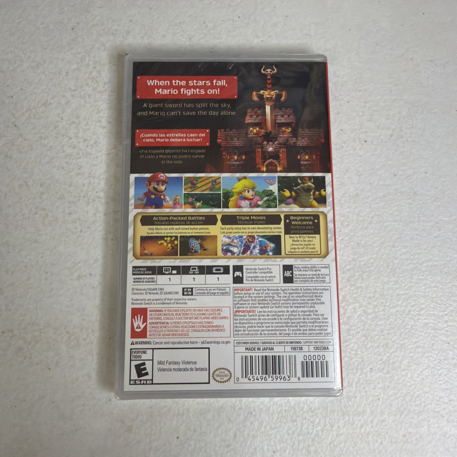New Sealed Super Mario Bros RPG – Nintendo Switch