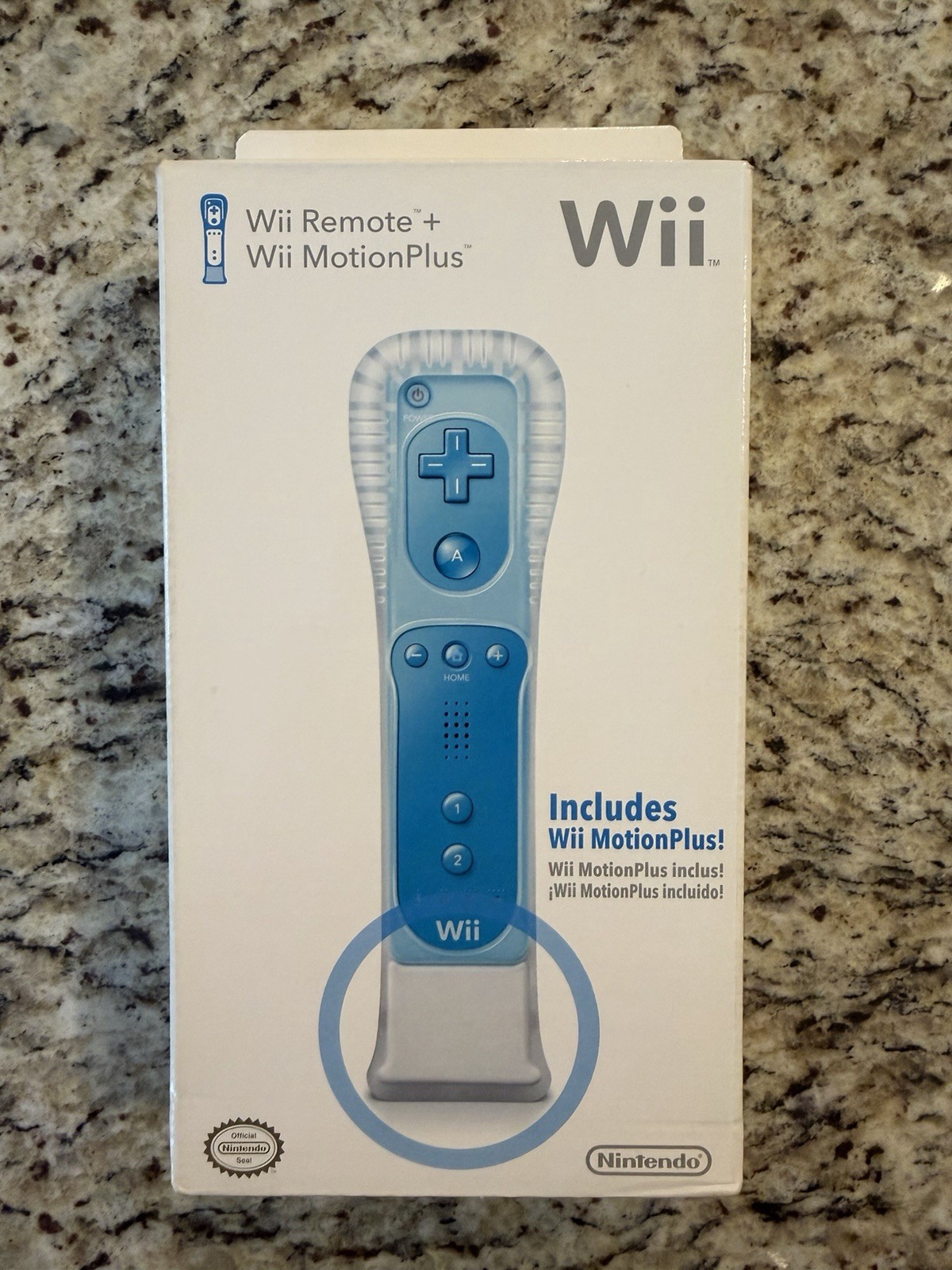 Nintendo Wii Remote / Motion + Controller Original Authentic OEM Blue SEALED/NEW