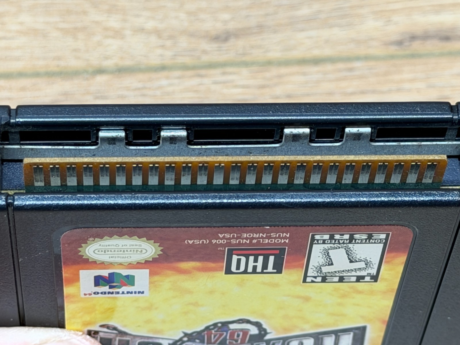 Road Rash 64 Authentic Black Game Cartridge Only Tested & Working Nintendo 64