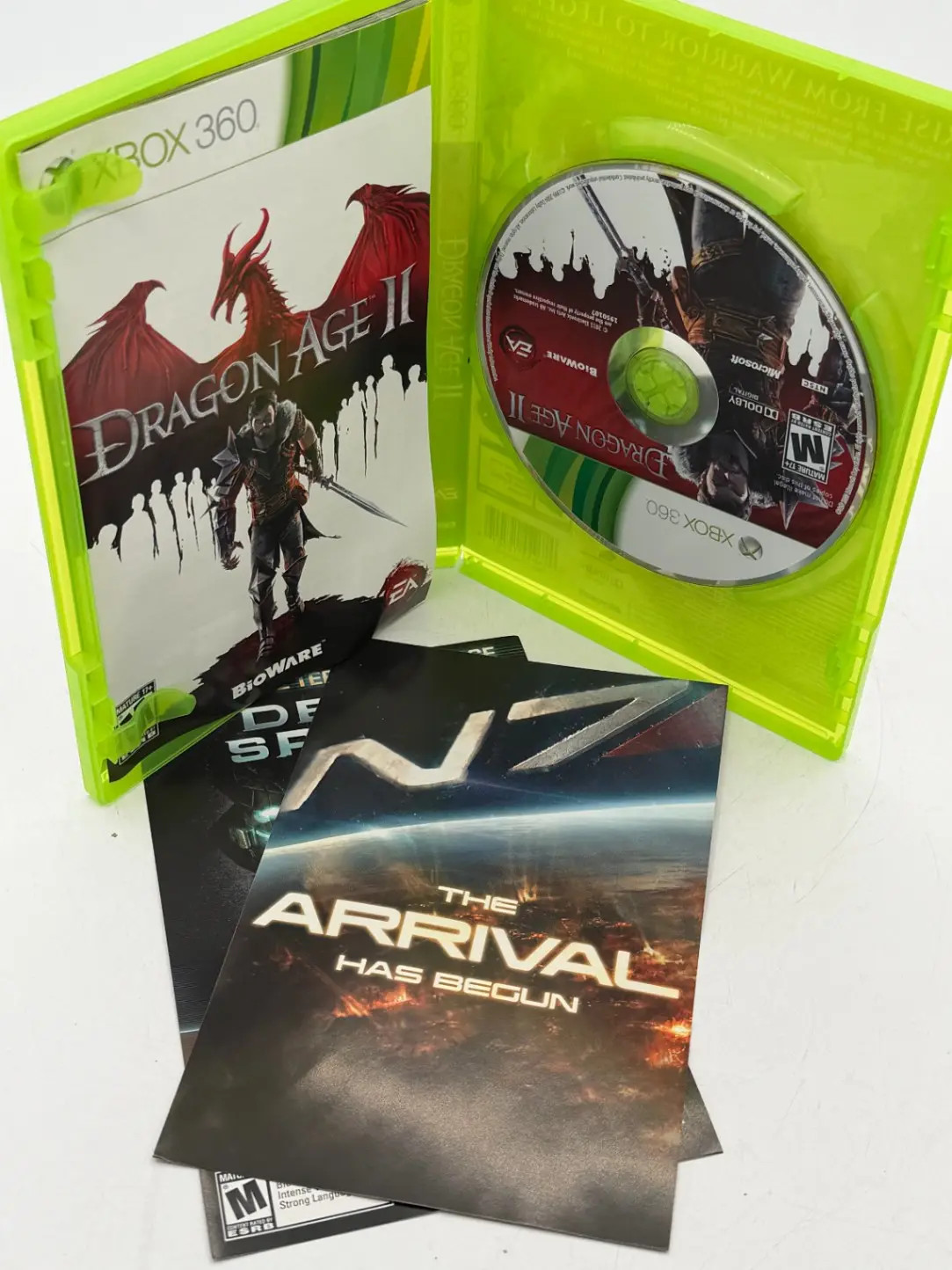 Dragon Age II Xbox 360 Game Bioware EA Action Role Playing Game