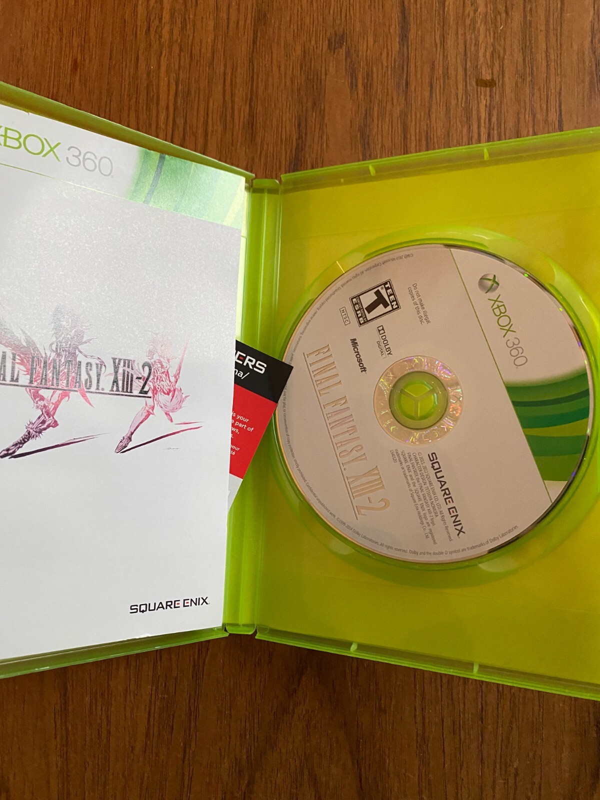 Final Fantasy XIII-2 Xbox 360 Complete with Manual