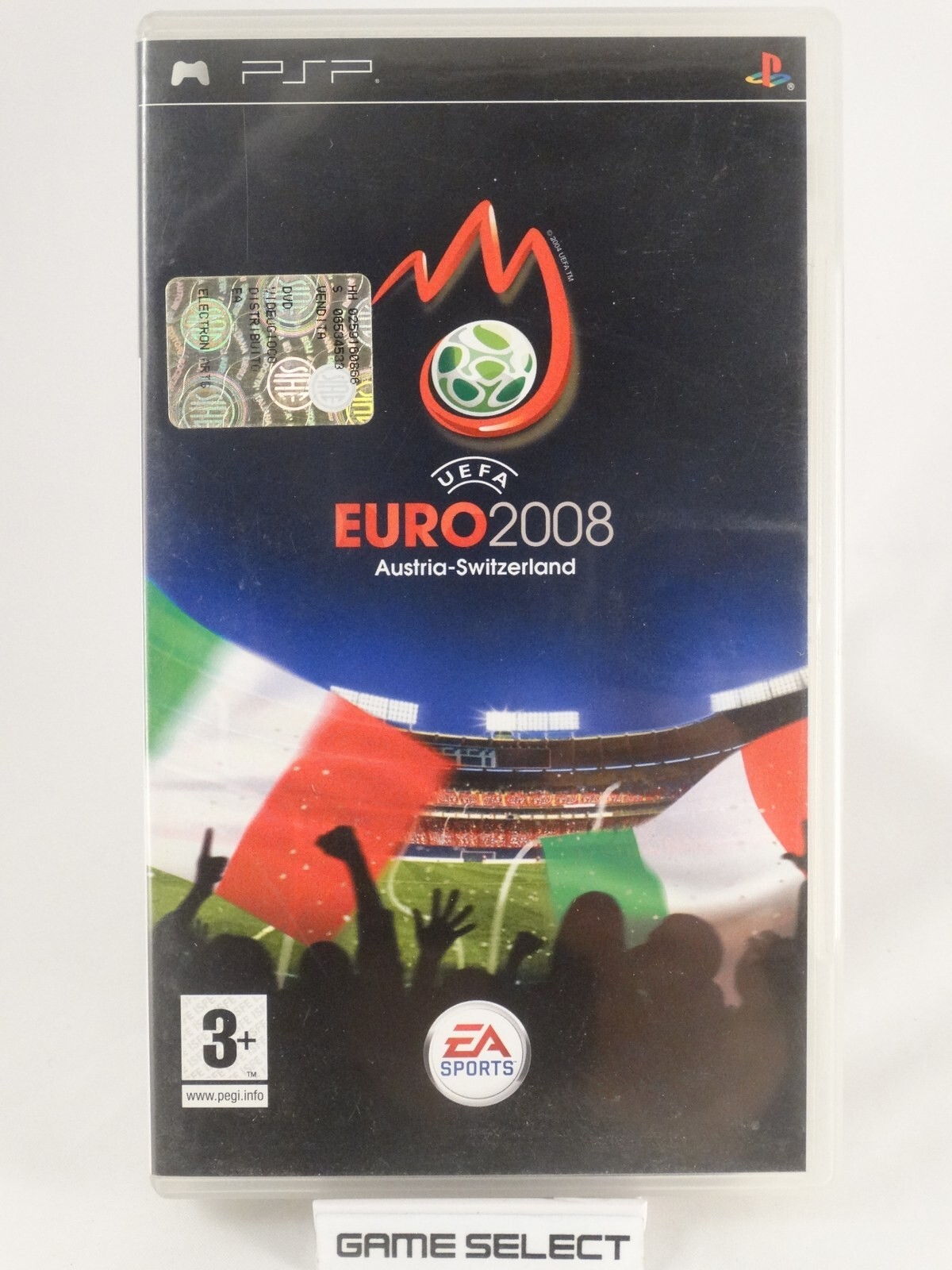 UEFA EURO 2008 Austria-Switzerland EA SPORTS Sony PSP PAL Complete Original