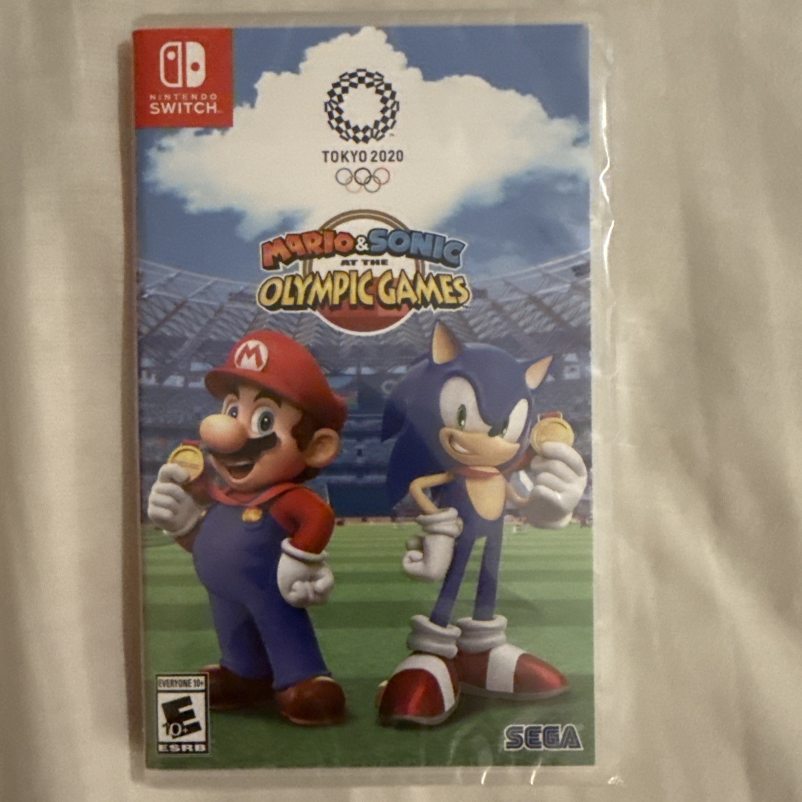 NINTENDO SWITCH YOSHI CRAFTED WORLD & MARO & SONIC OLYMPIC GAMES FACTORY SEALED
