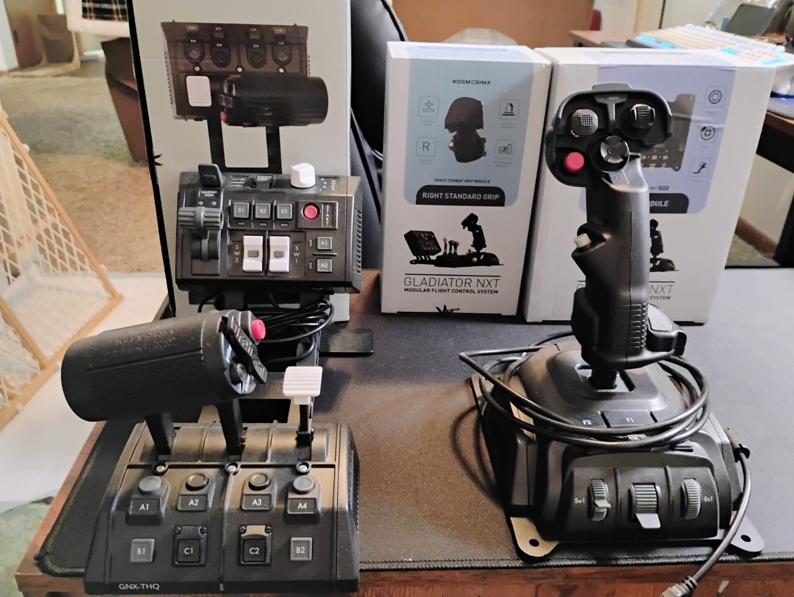 VKB GLADIATOR NXT MODULAR FLIGHT CONTROL SYSTEM
