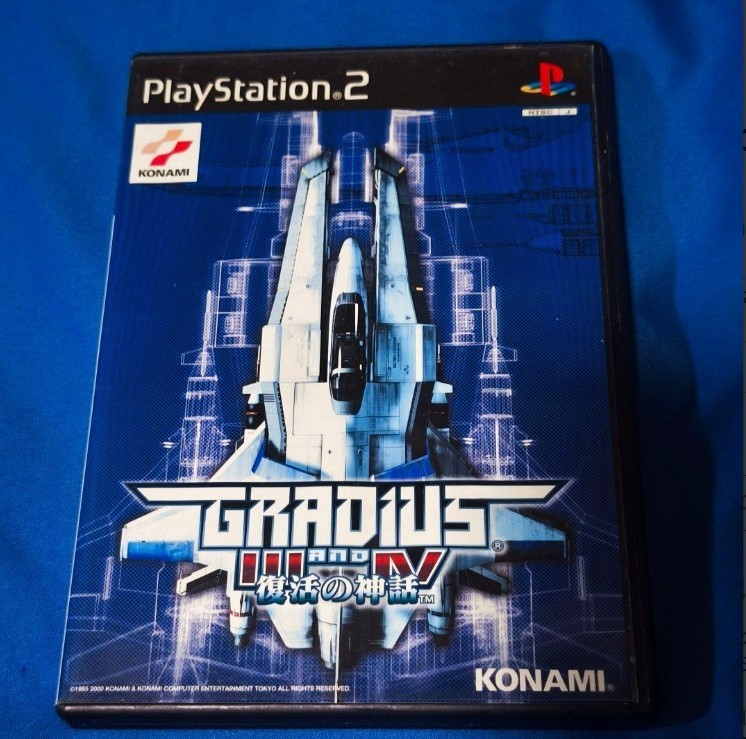 Gradius III and IV Fukkatsu no Shinwa PS2 Shooting Game Japanese ver with Case