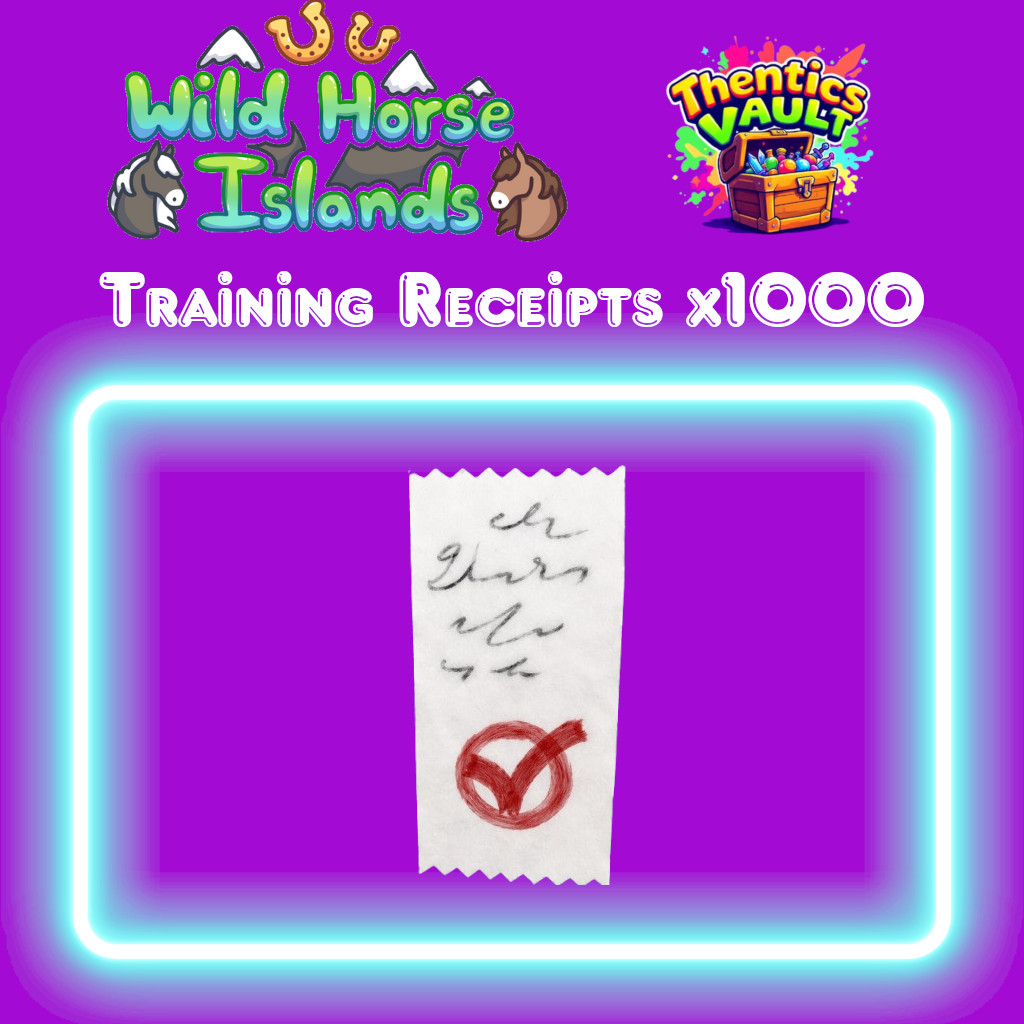Wild Horse Islands – Training Receipts x1000 – Will Beat Any Price!