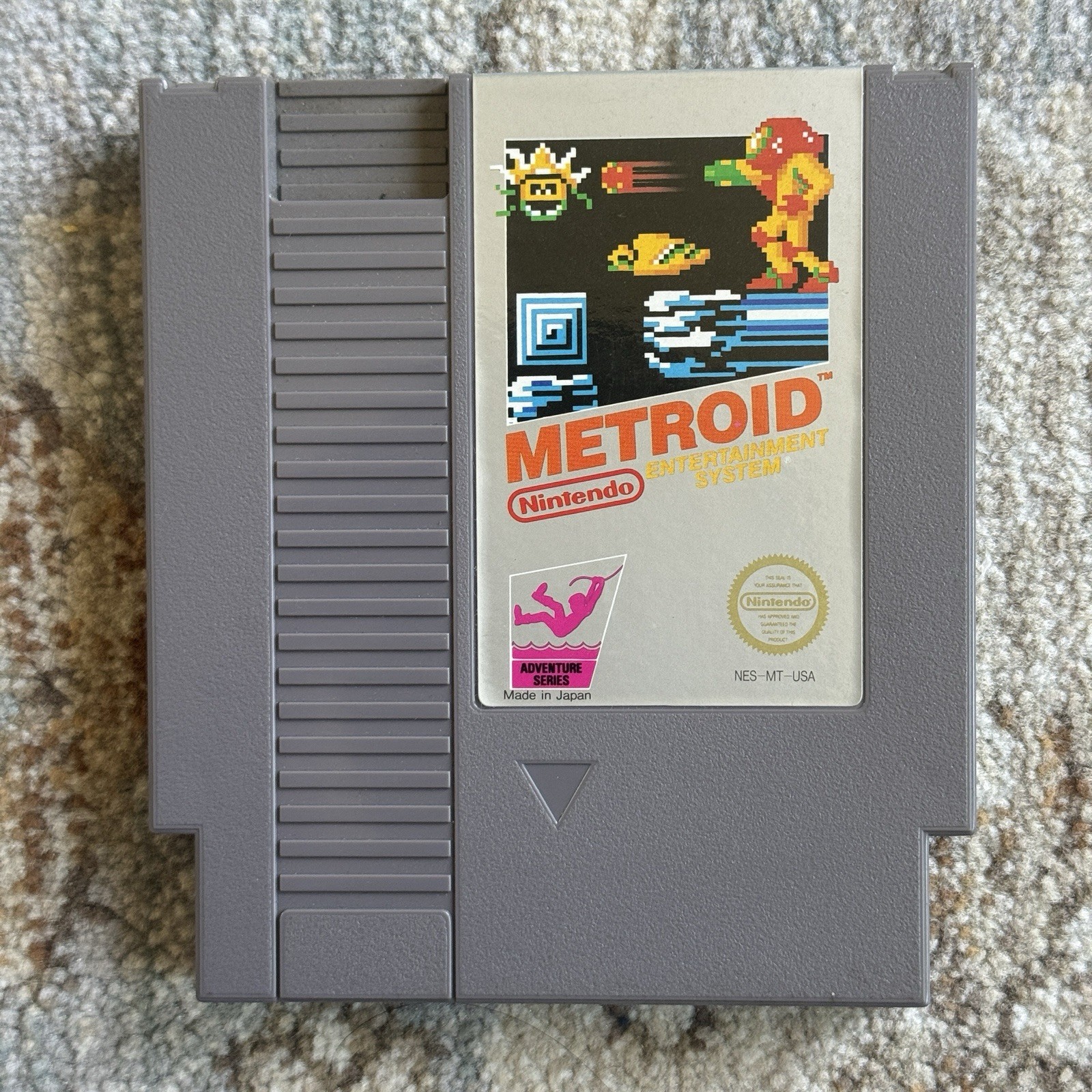 Metroid Nintendo Entertainment System NES 1987 Cartridge Only Adventure Series