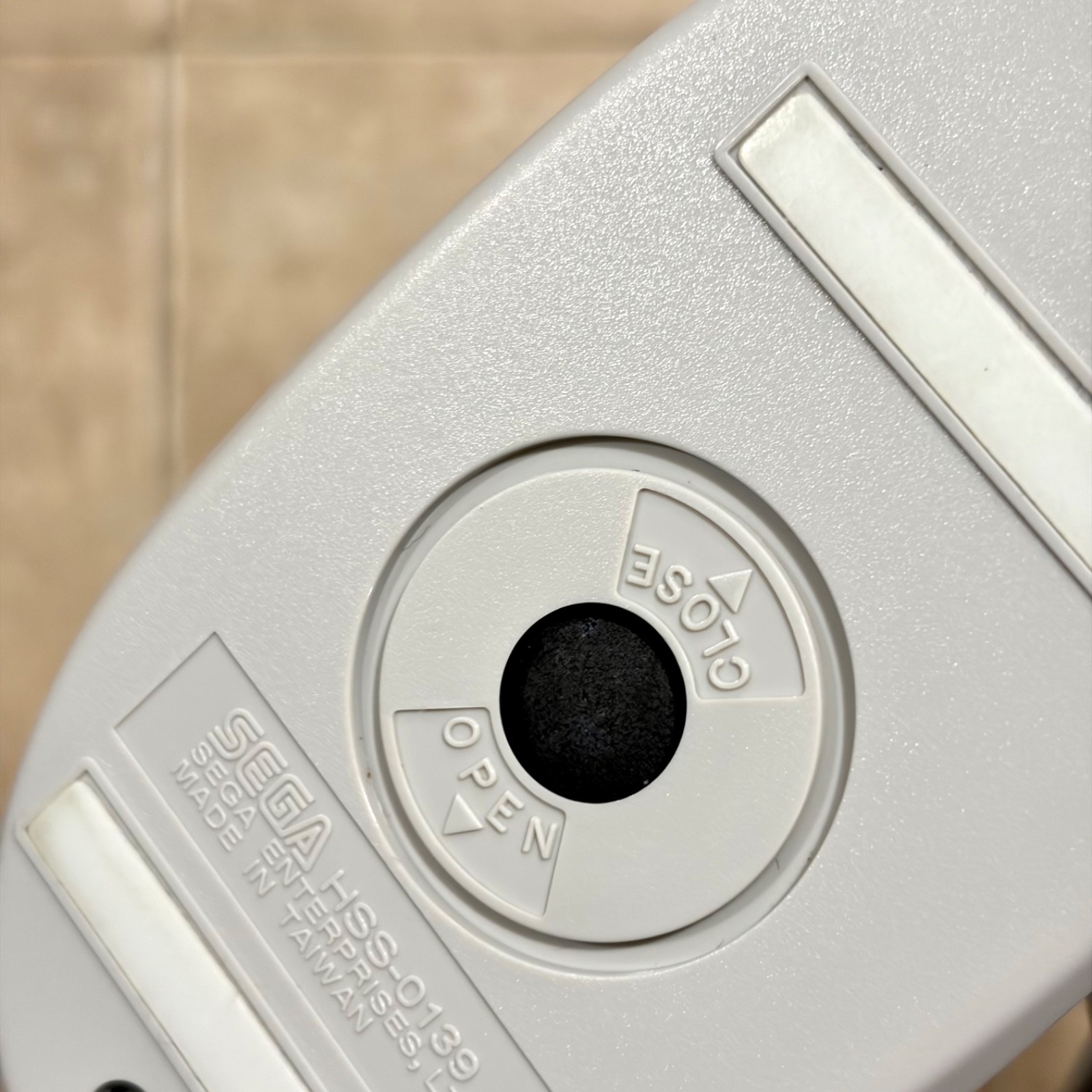 Official Sega Saturn Shuttle Mouse HSS-0139 Light Gray Genuine Japan Open Box