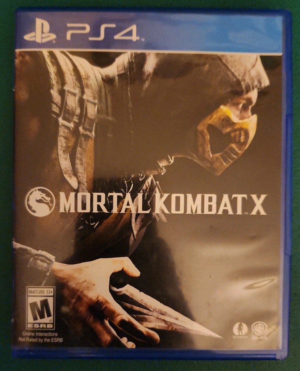 Warner Bros Mortal Kombat X PS4 Fighting Martial Arts Mature 2015 Papers